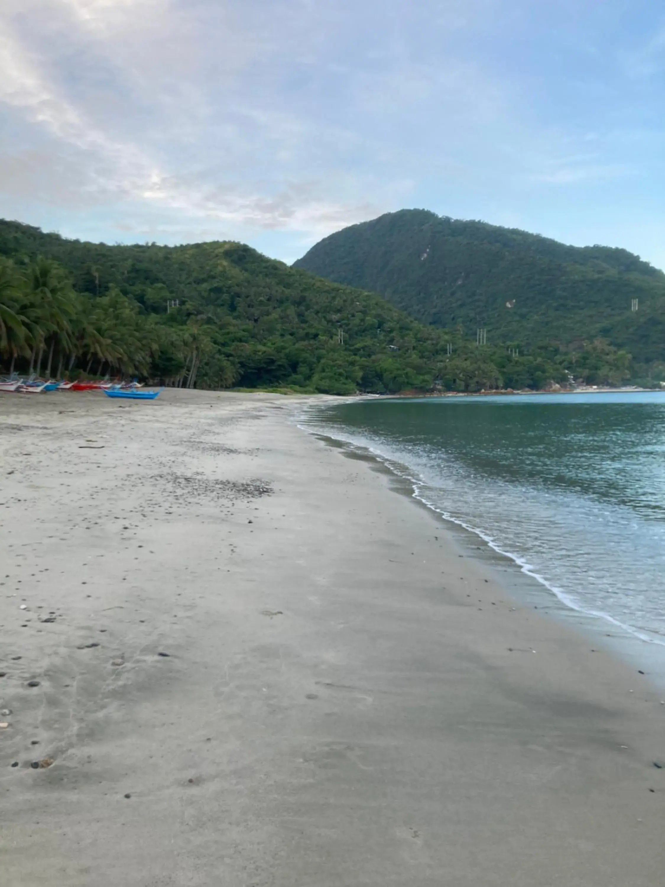 Beach in Sunset At Aninuan Beach Resort