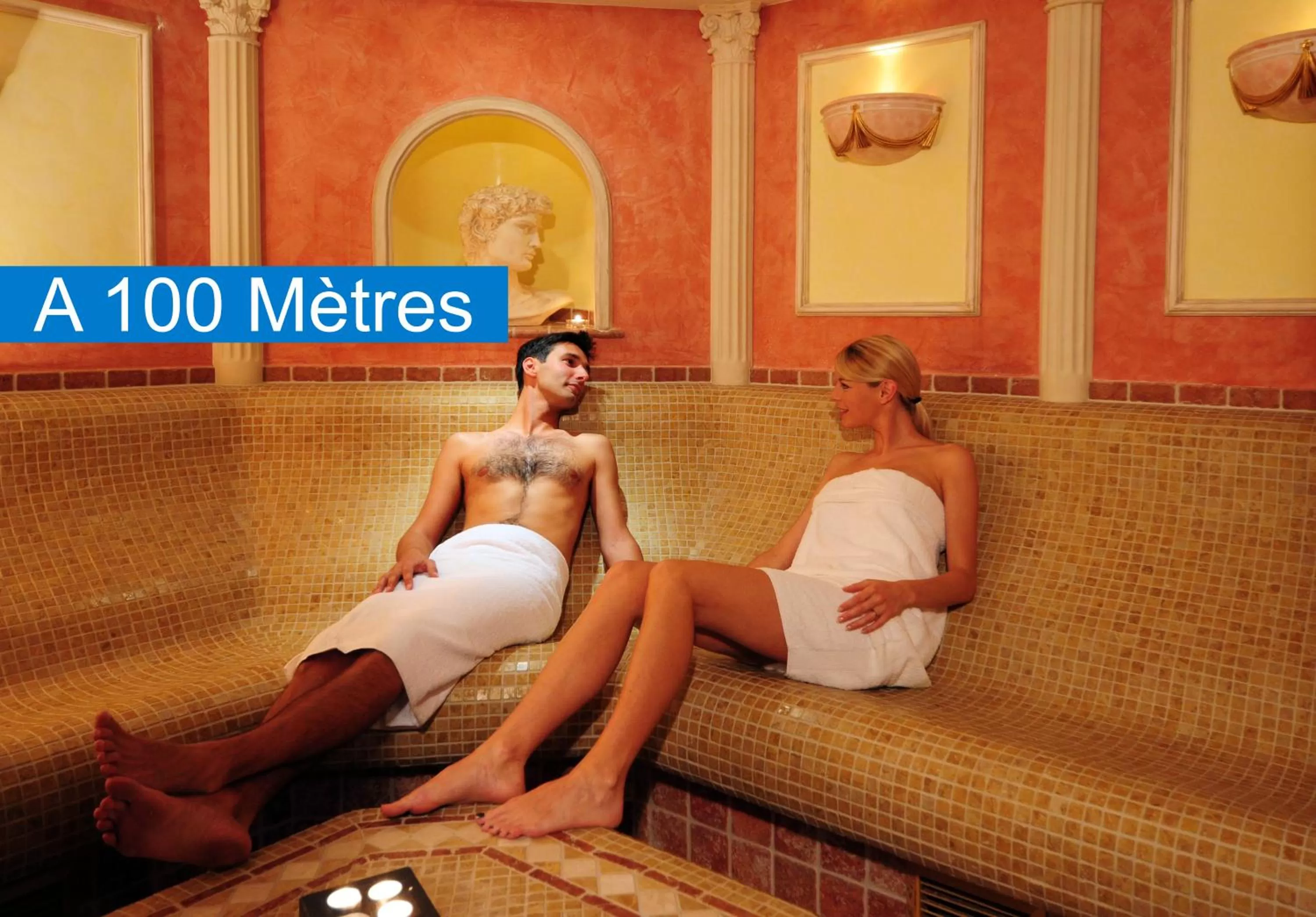 Sauna in Résidence des Châteaux