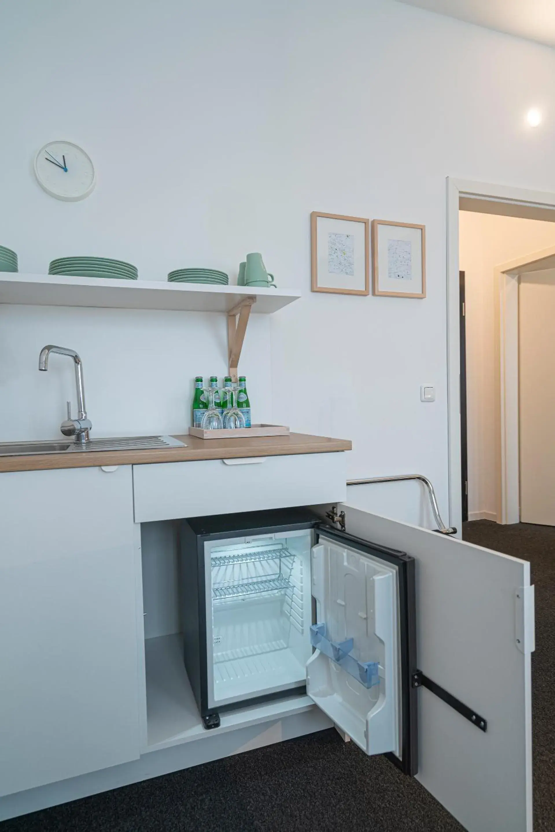 Kitchen or kitchenette, Kitchen/Kitchenette in Hotel BIG MAMA Leipzig