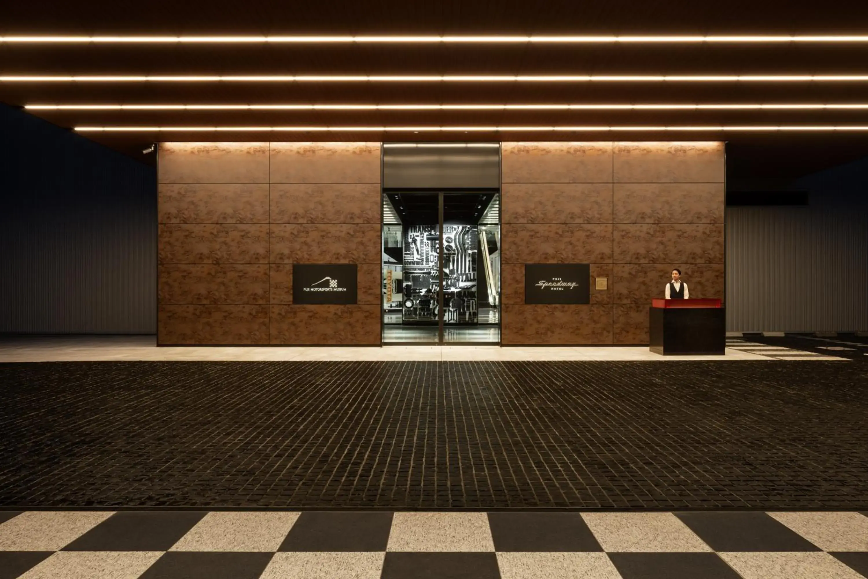 Facade/entrance in Fuji Speedway Hotel, Unbound Collection by Hyatt