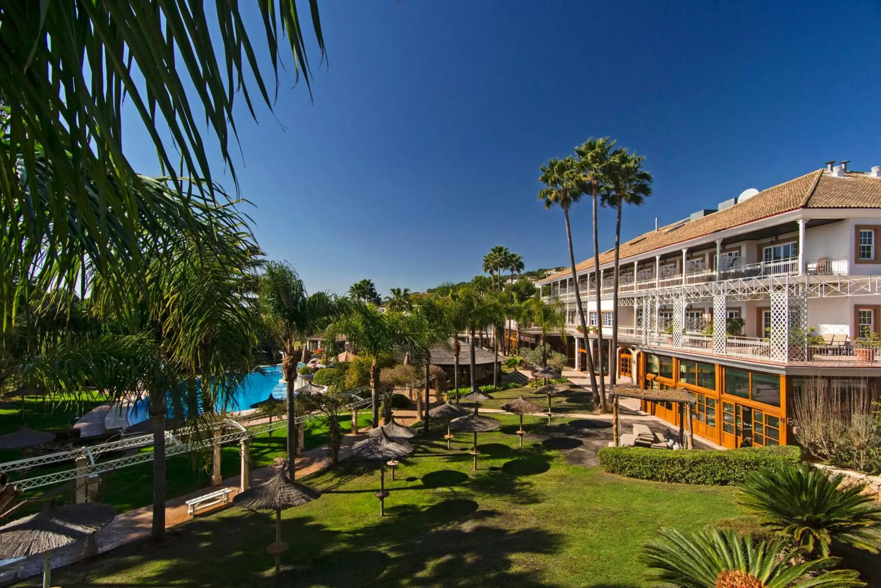 Garden, Pool View in Lindner Hotel Mallorca Portals Nous, part of JdV by Hyatt