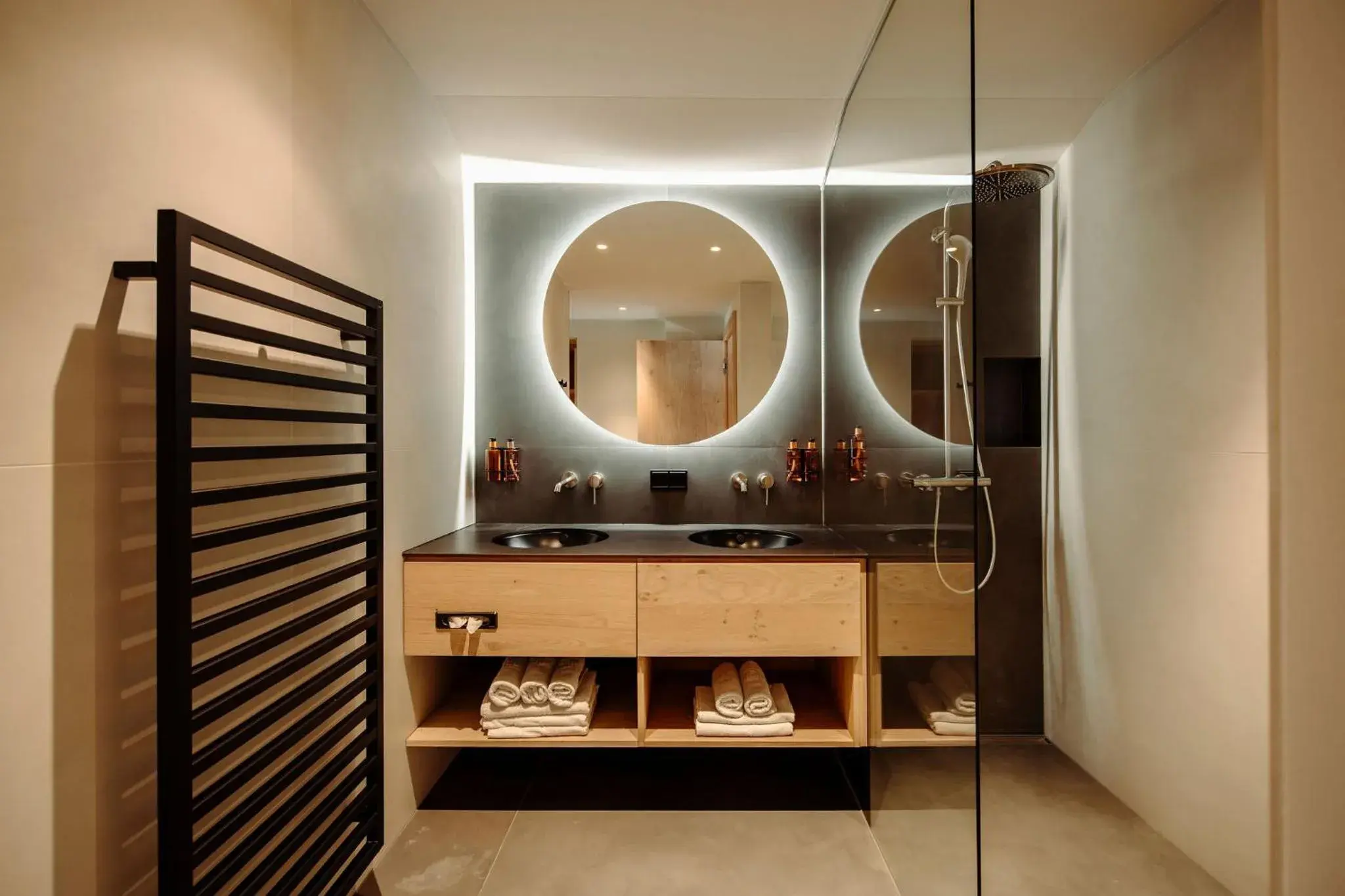 Shower, Bathroom in Alpina Family, Spa & Sporthotel