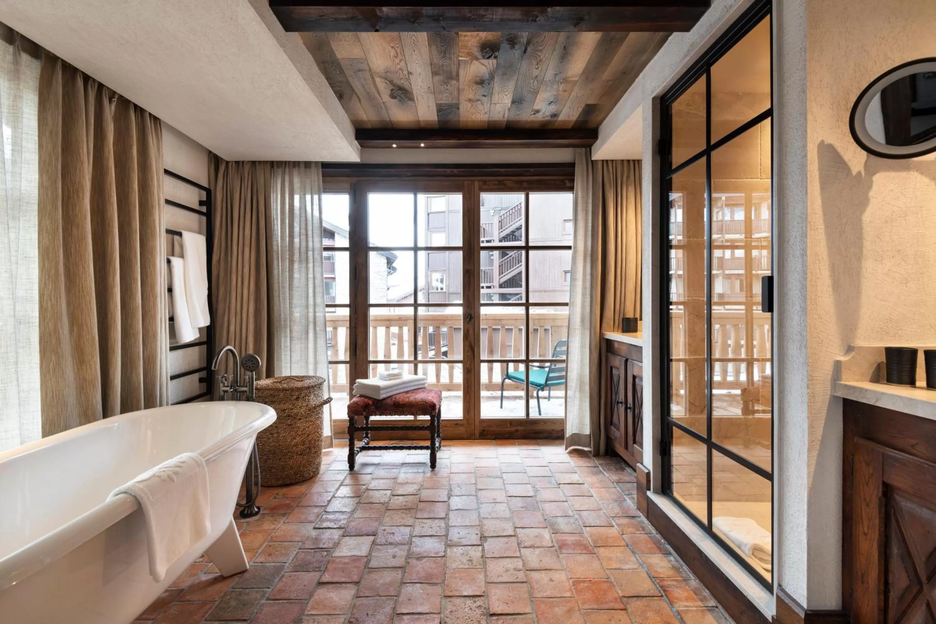 Shower in Airelles Val d'Isère