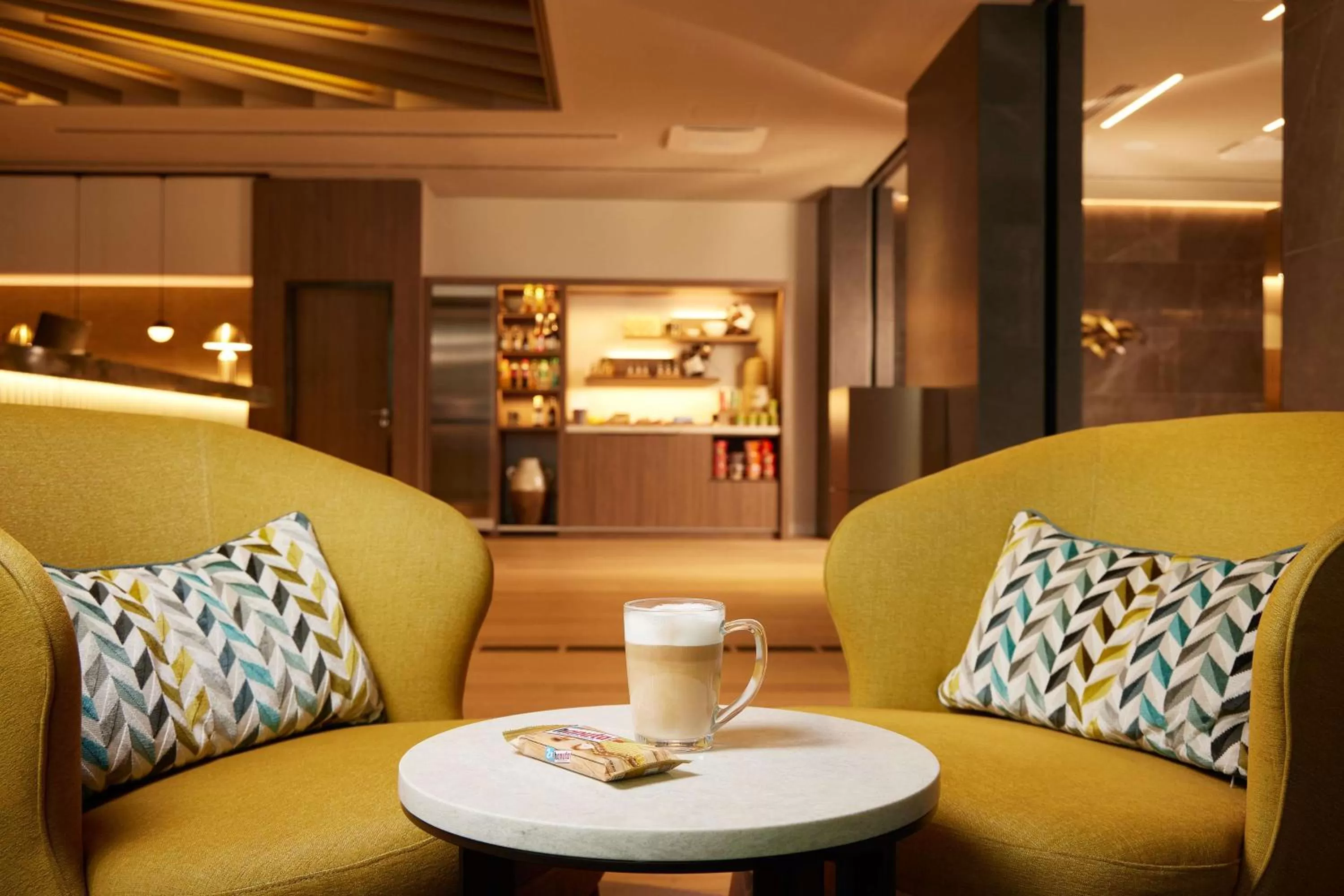 Lobby or reception in Adina Apartment Hotel Dusseldorf