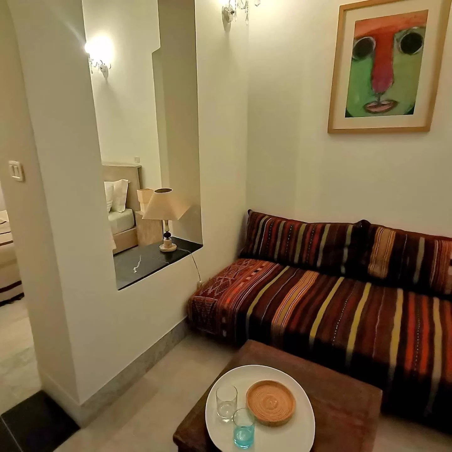 Seating area in Dar El Médina