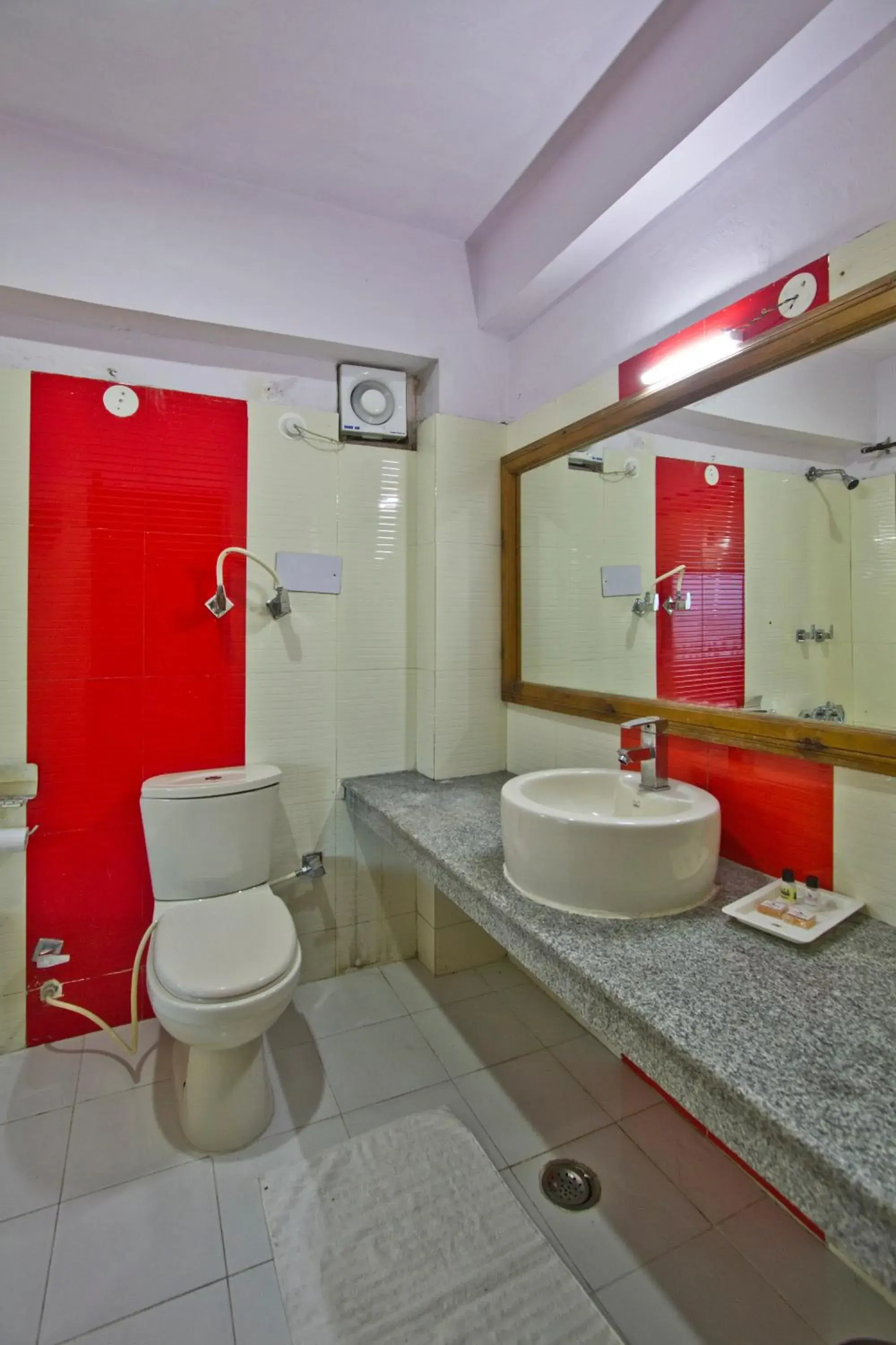 Bathroom in Sarthak Resorts-Reside in Nature with Best View, 9 kms from Mall Road Manali