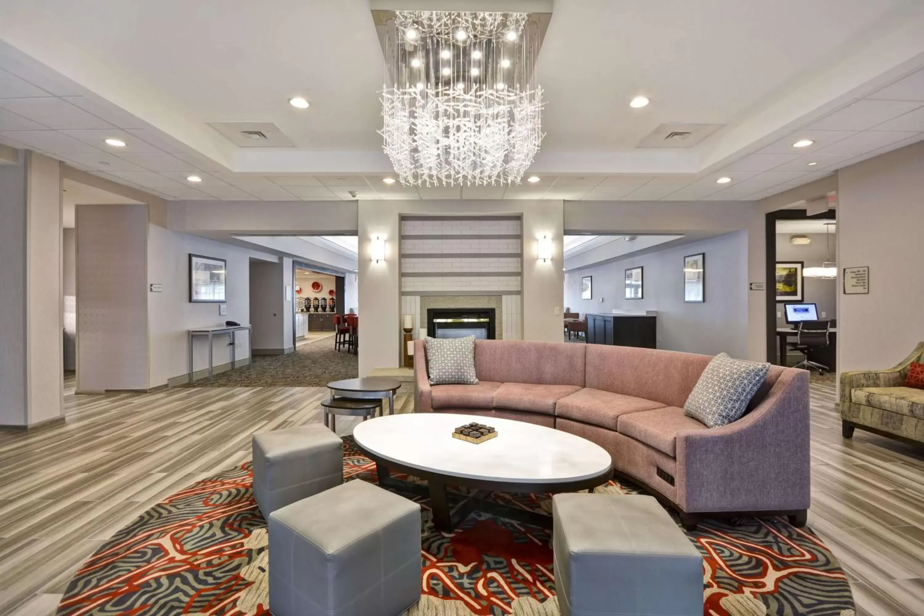 Lobby or reception in The Homewood Suites by Hilton Ithaca