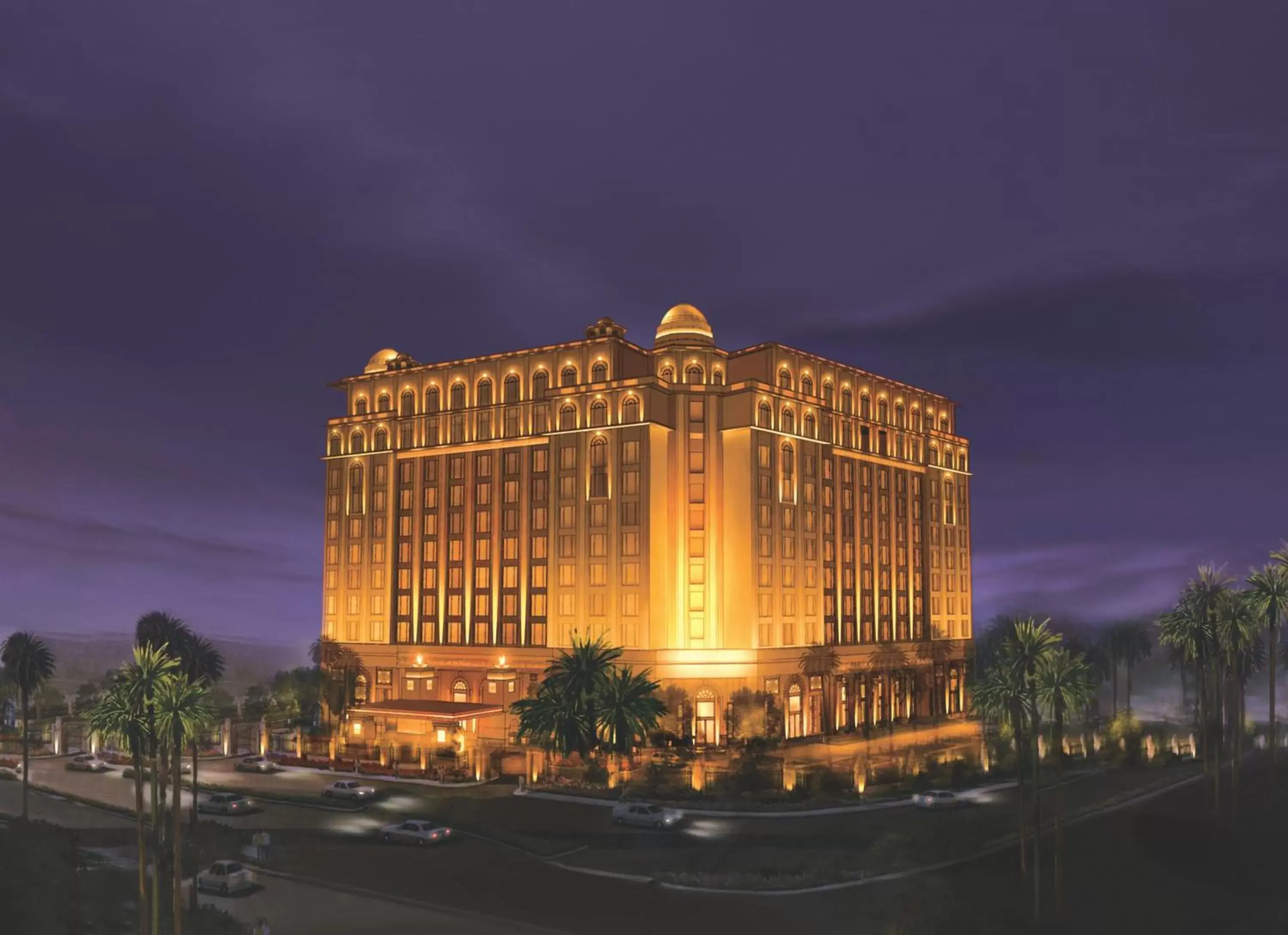 Bird's eye view, Property Building in The Leela Palace New Delhi