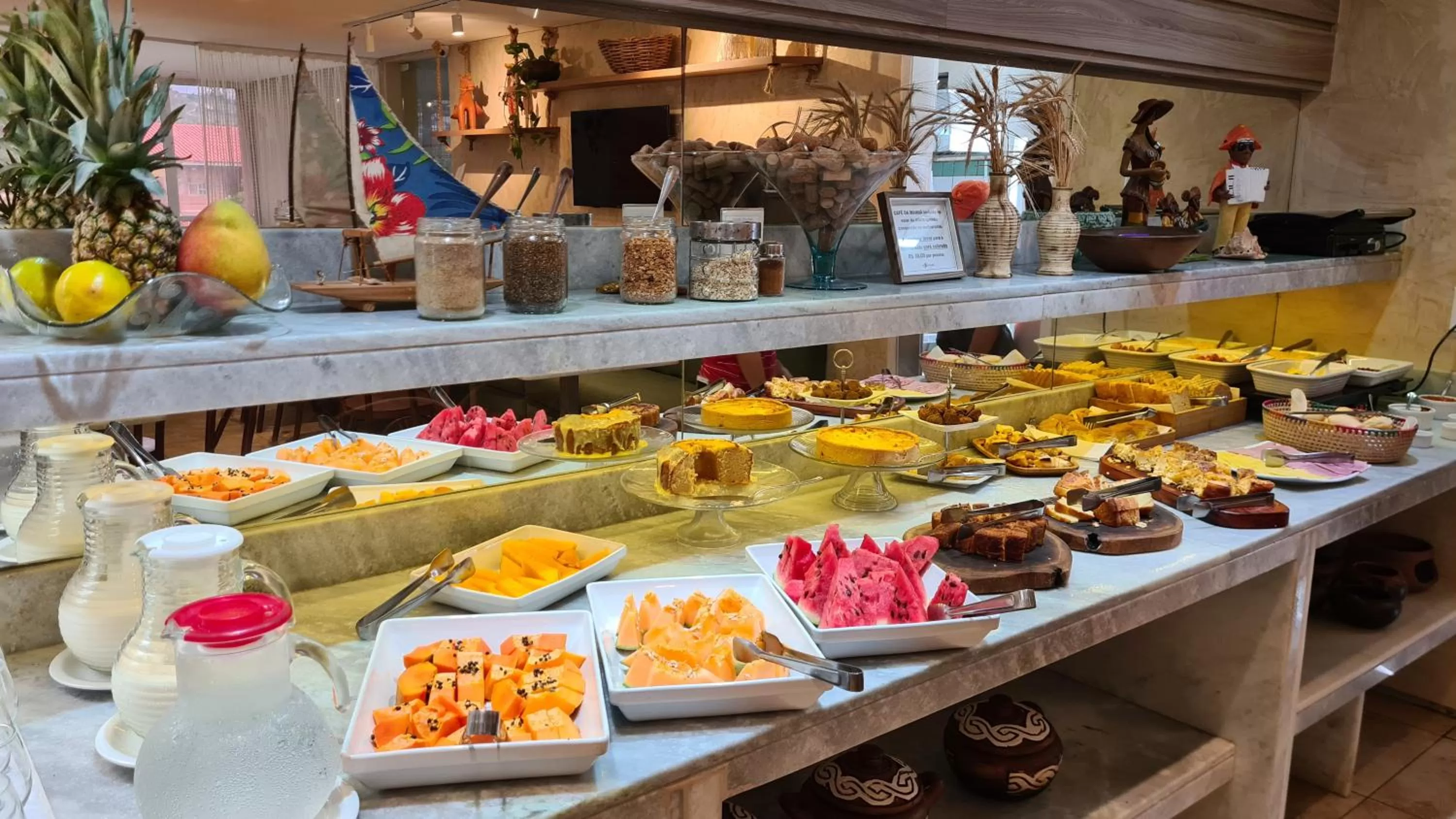 Buffet breakfast in Atlantic Palace Apart-Hotel