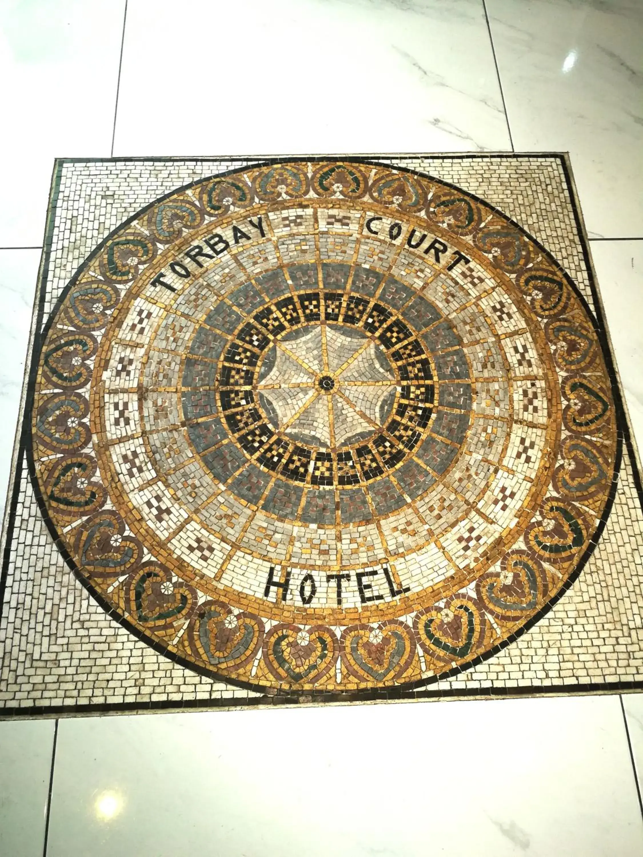 Decorative detail in Torbay Court Hotel