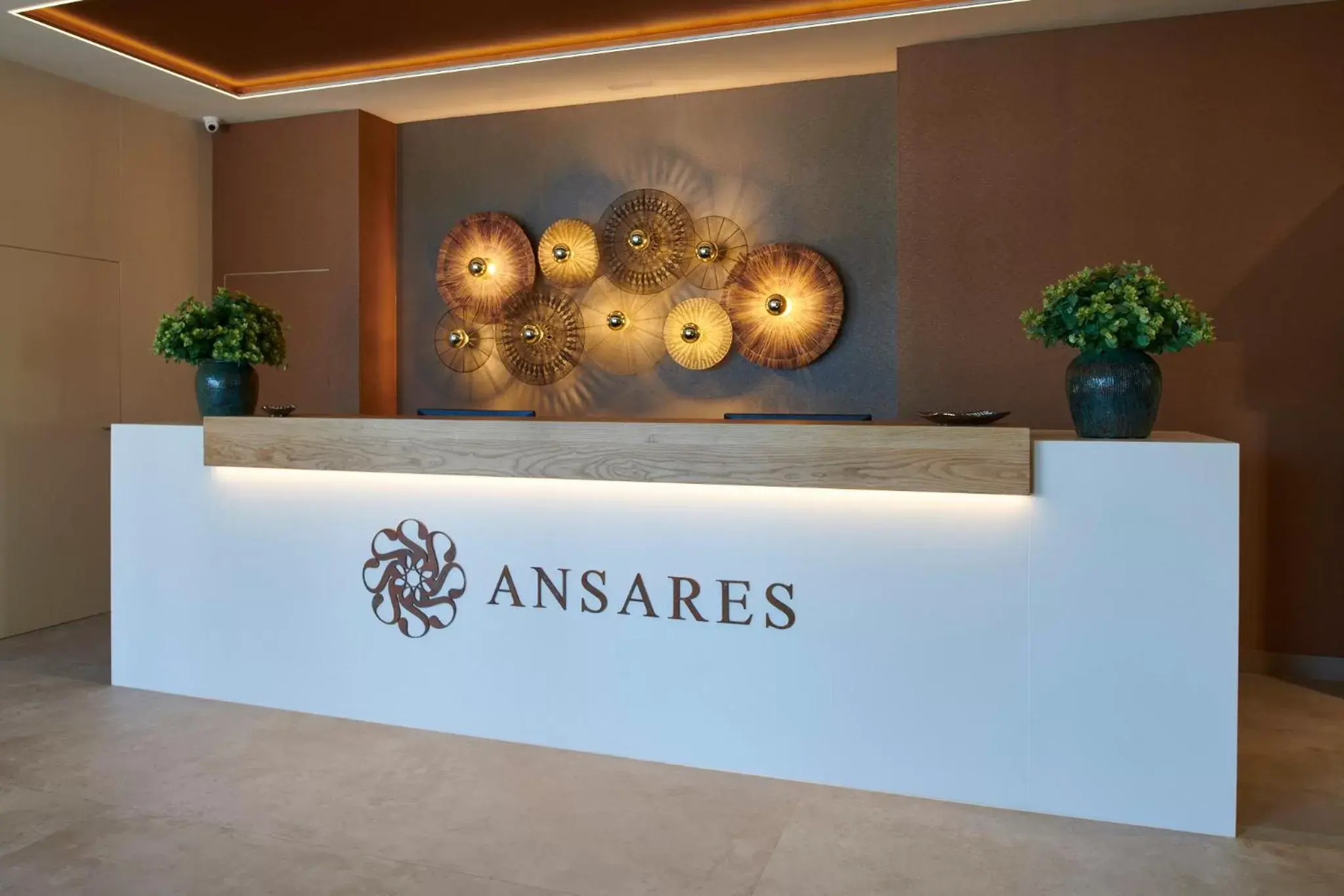 Lobby/Reception in Ansares Hotel