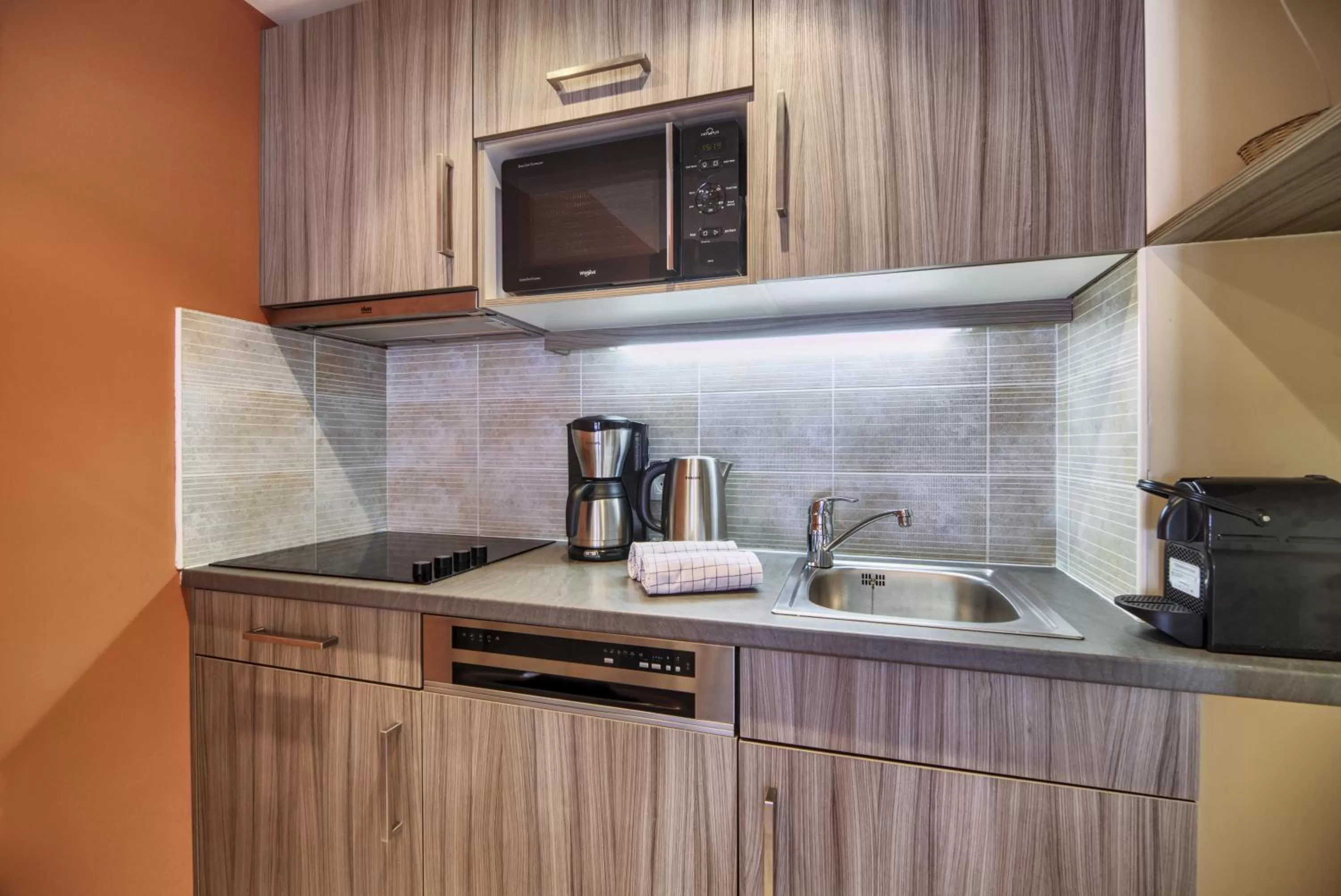 Coffee/tea facilities in Résidence Pierre & Vacances Premium Julia Augusta