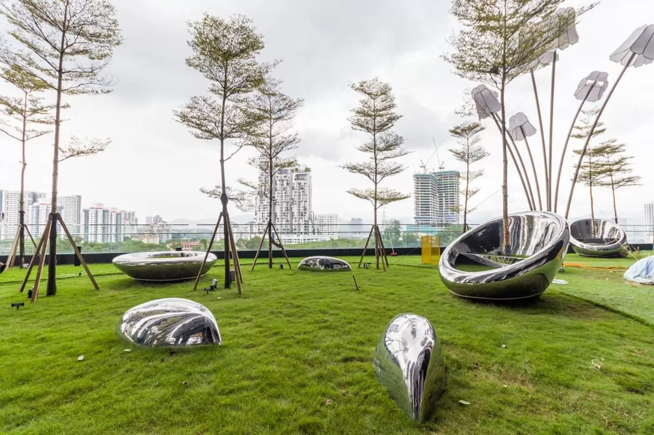 Garden view in Arte Mont Kiara Hotel Suite