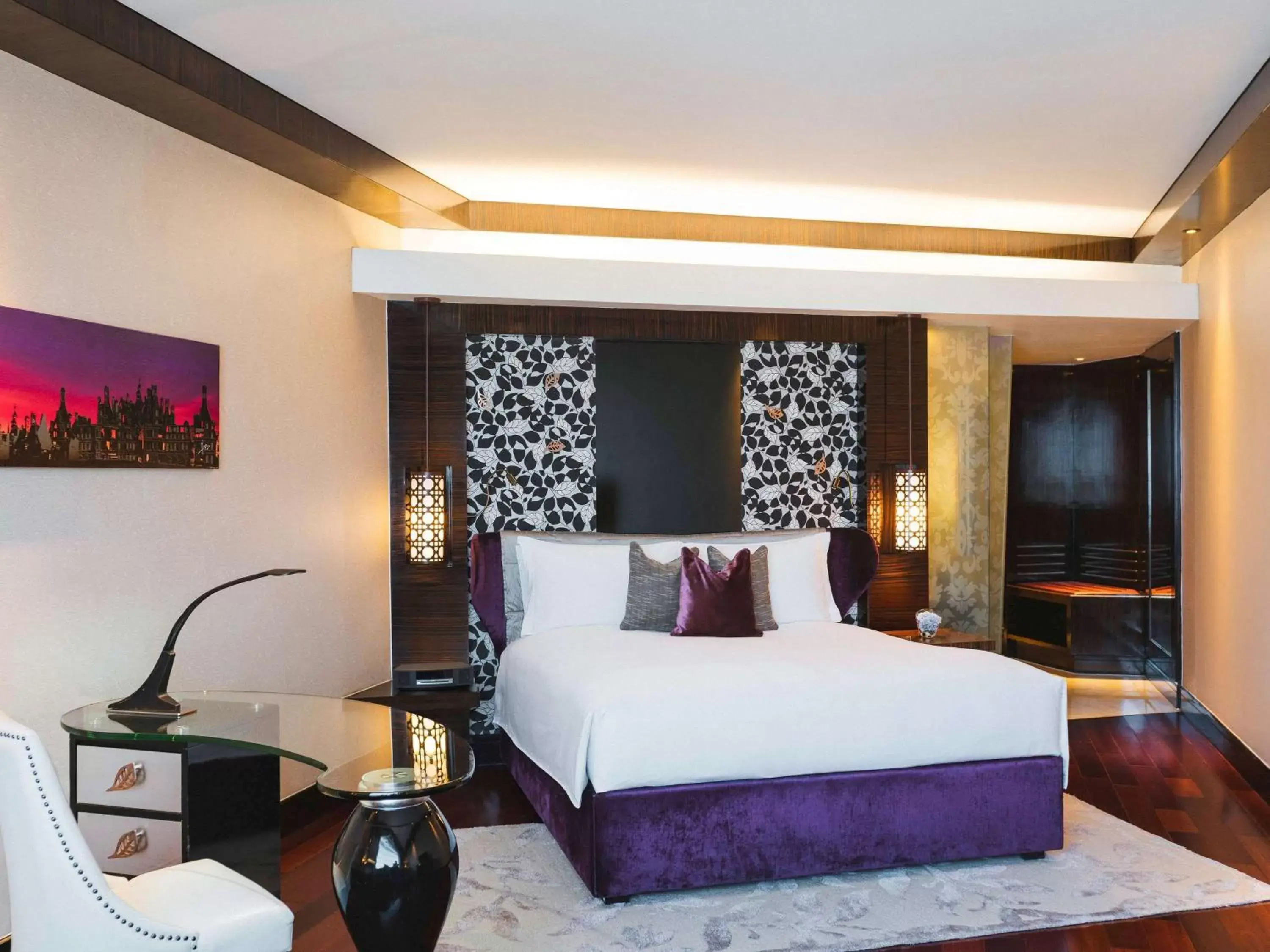 Bedroom, Bed in Sofitel Mumbai BKC