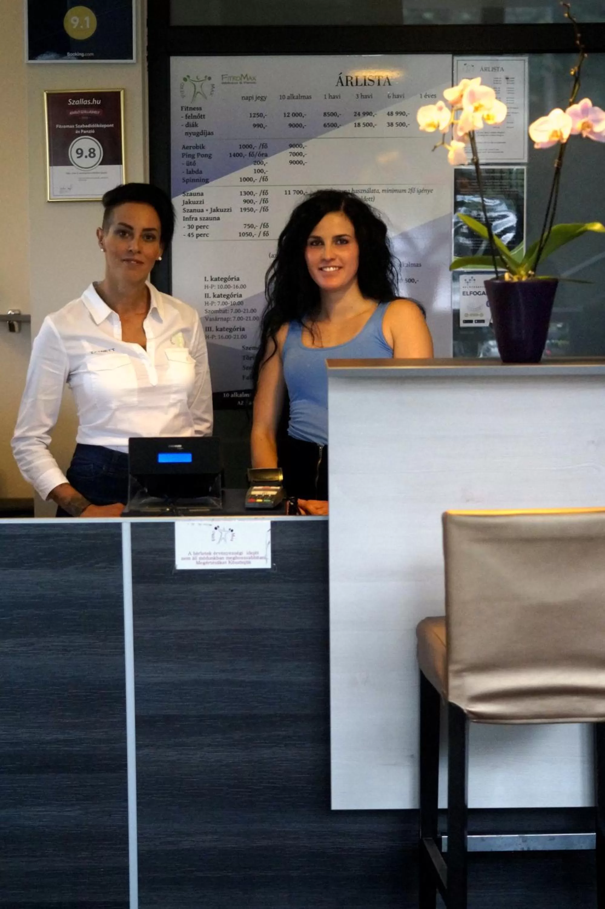 Staff in Fitromax Sportpanzió Ajka