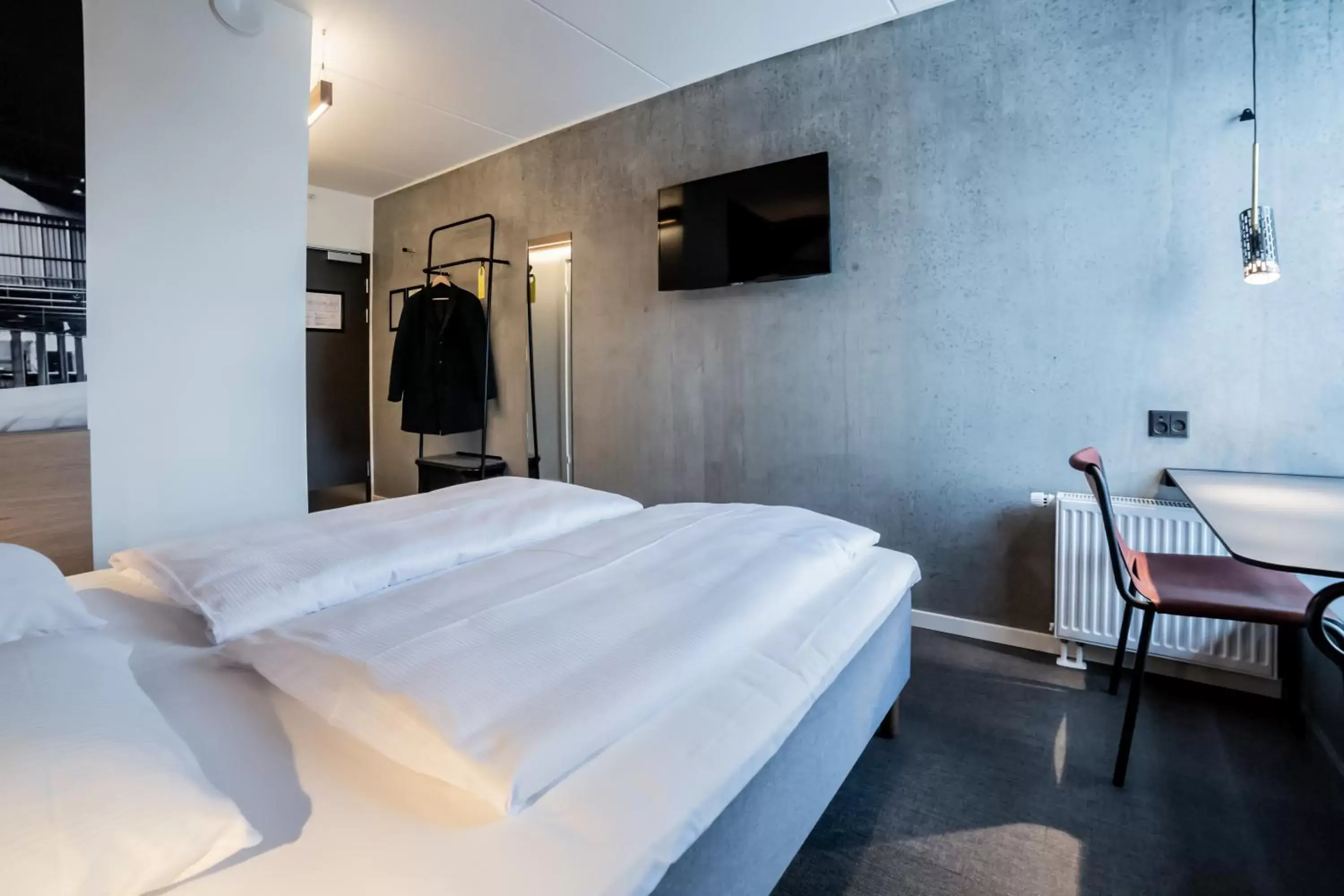 Bed in Zleep Hotel Copenhagen Arena