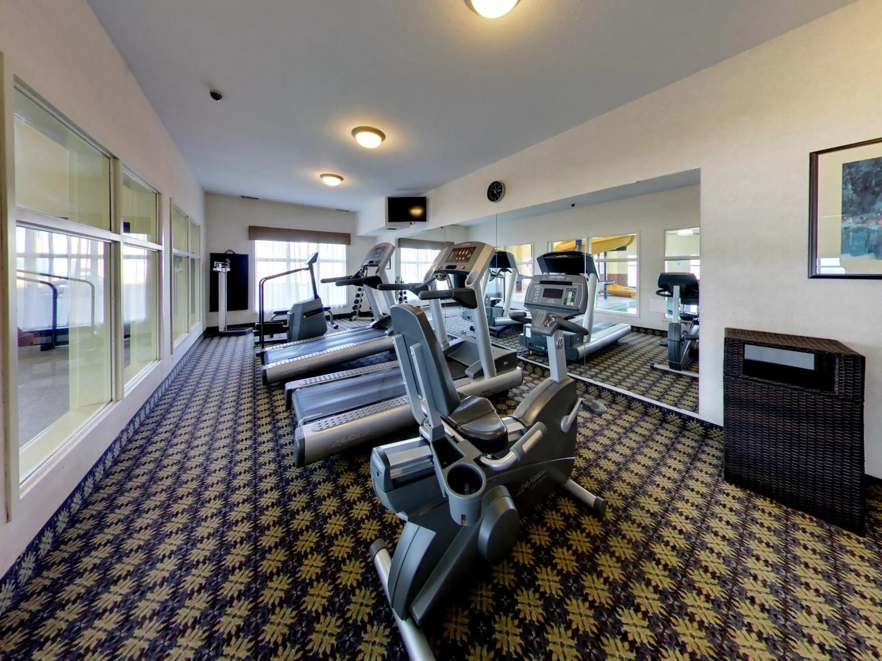 Fitness centre/facilities, Fitness Center/Facilities in Holiday Inn Express Hotel & Suites - Edmonton International Airport, an IHG Hotel