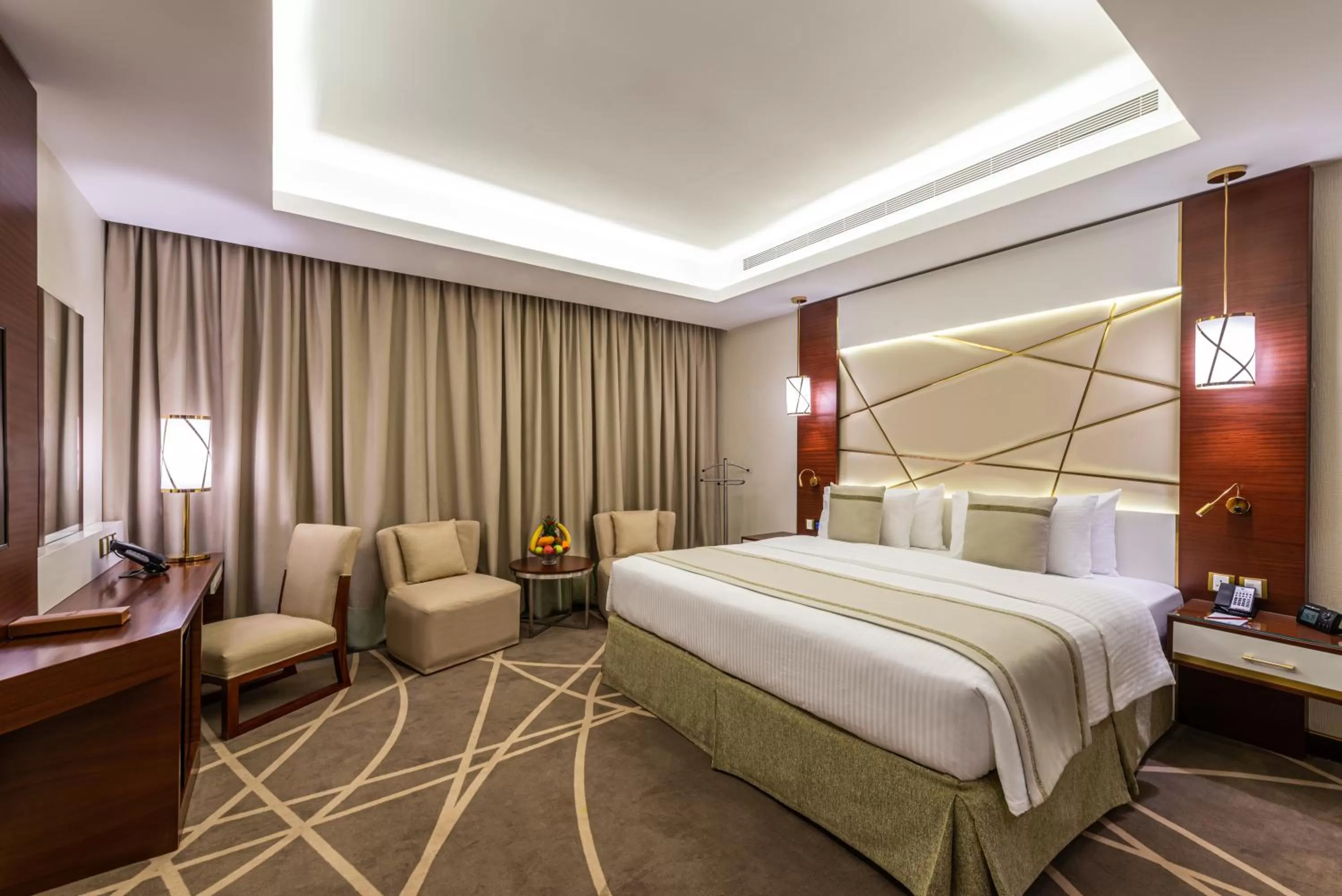 Bed in Blue Diamond Hotel Jeddah