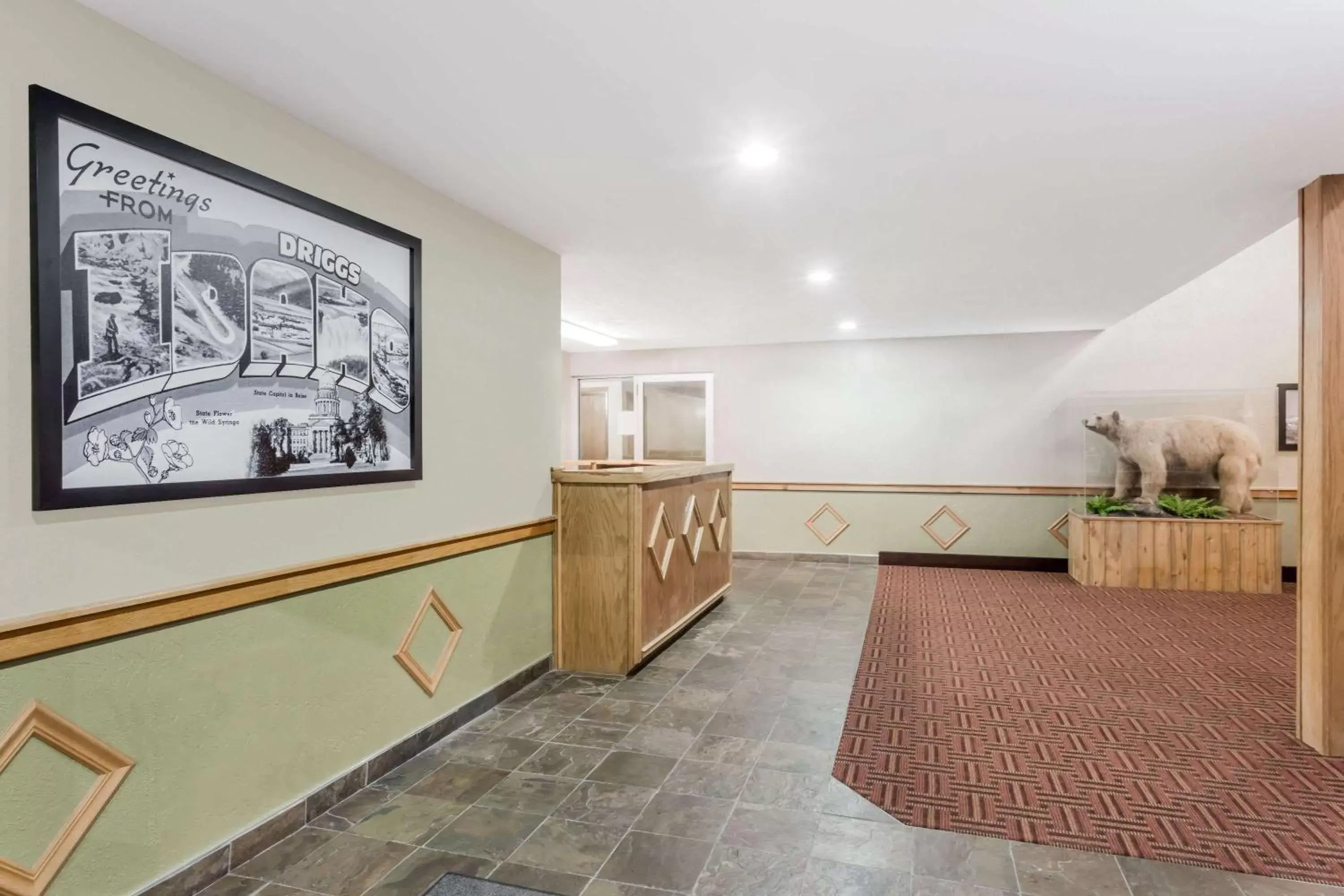 Lobby or reception in Super 8 by Wyndham Driggs Lobby or reception in Super 8 by Wyndham Driggs