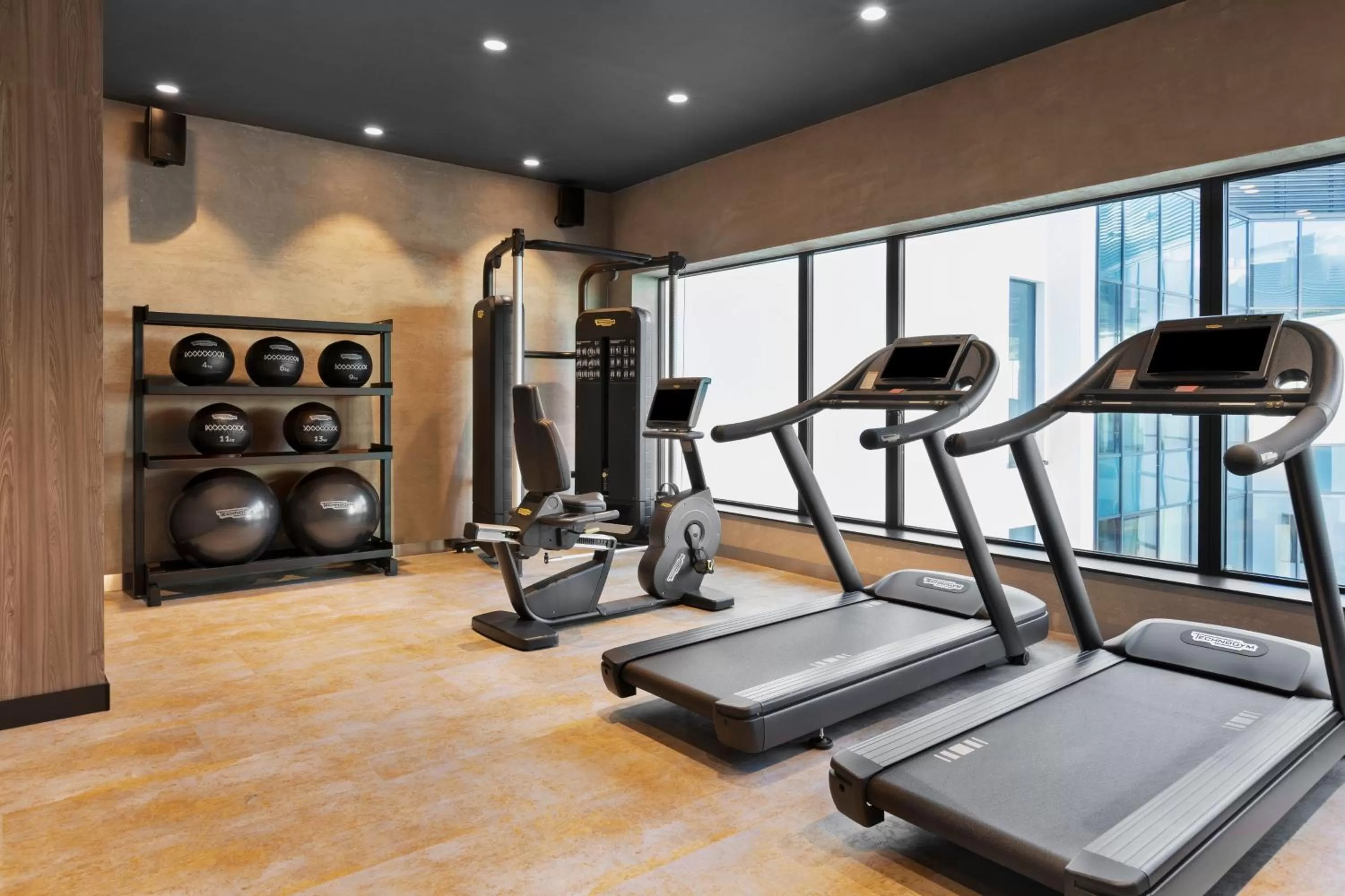 Fitness centre/facilities in Courtyard by Marriott Szczecin City