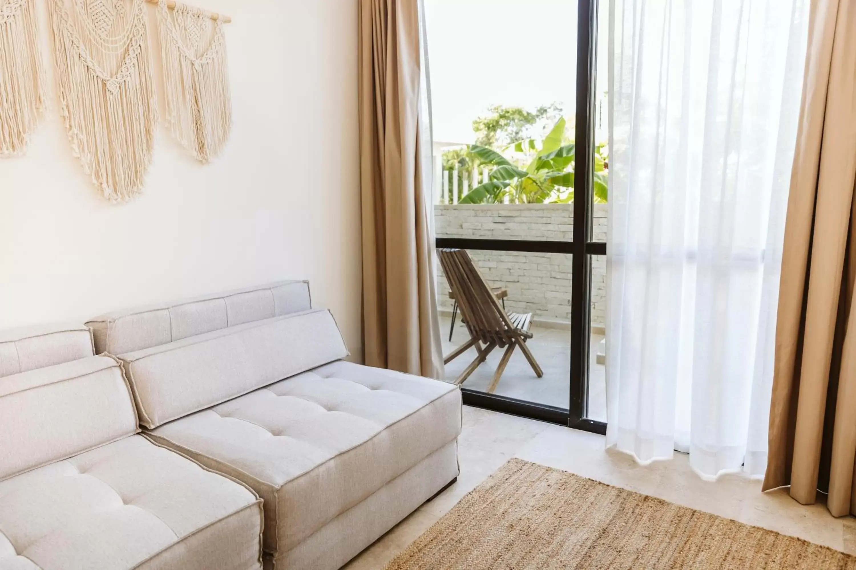 Balcony/Terrace, Bed in The Waves Tulum