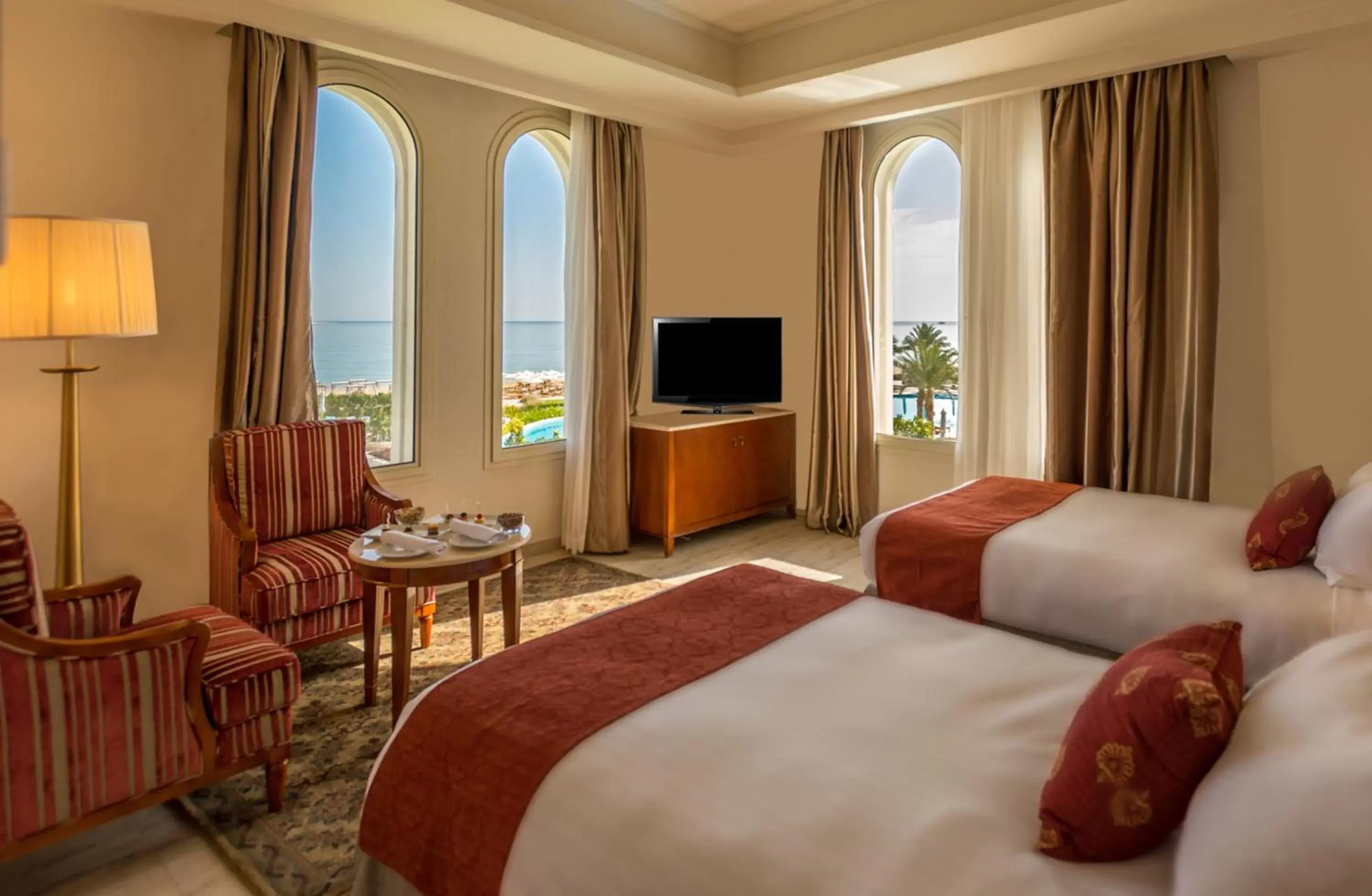 Bedroom, TV/Entertainment Center in Baron Palace Sahl Hasheesh