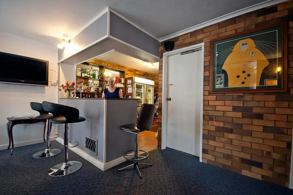 Lounge or bar, Fitness Center/Facilities in Figtree Motel