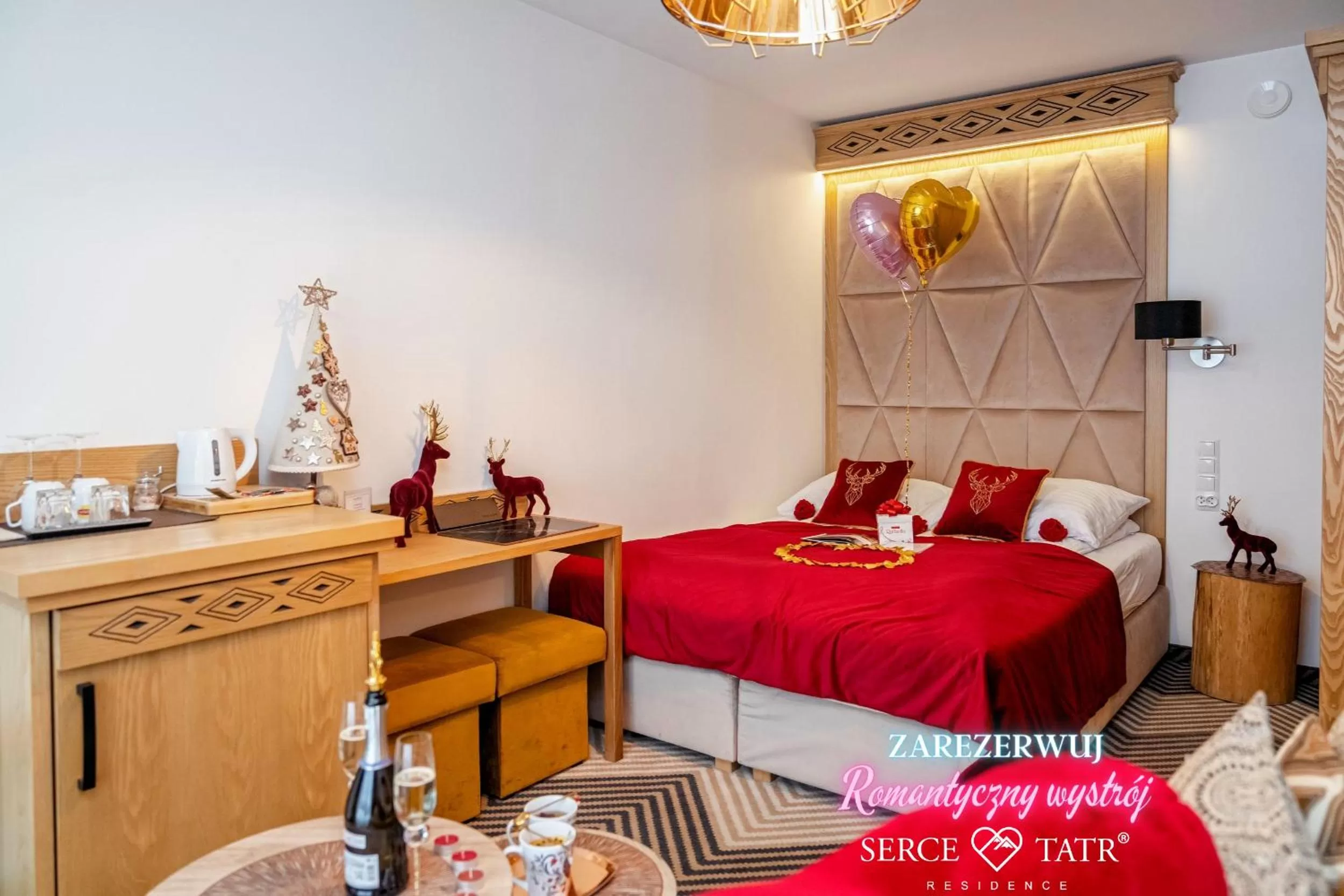 Bed in Serce Tatr Residence Zakopane - blisko Krupówek