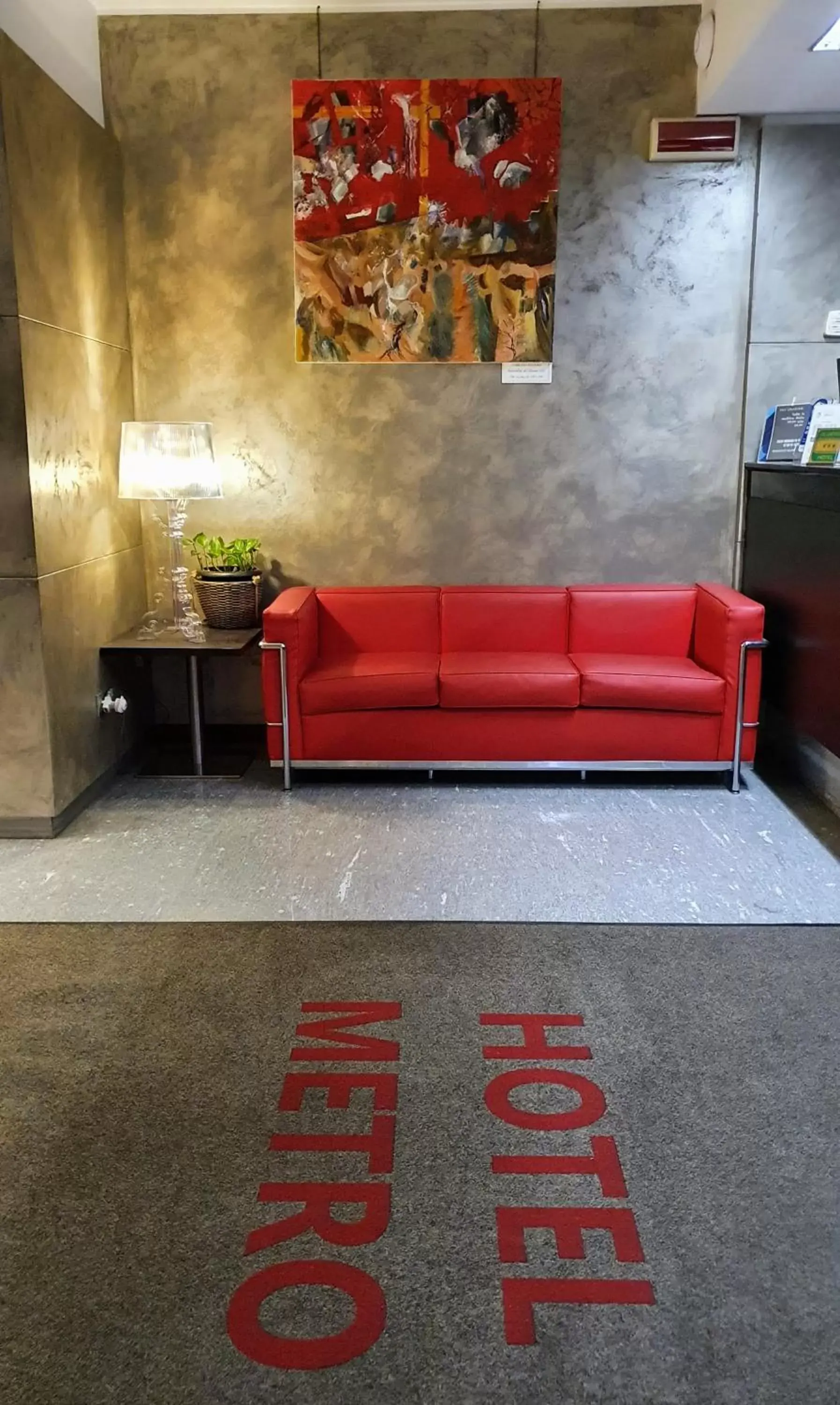 Lobby or reception in Hotel Metrò