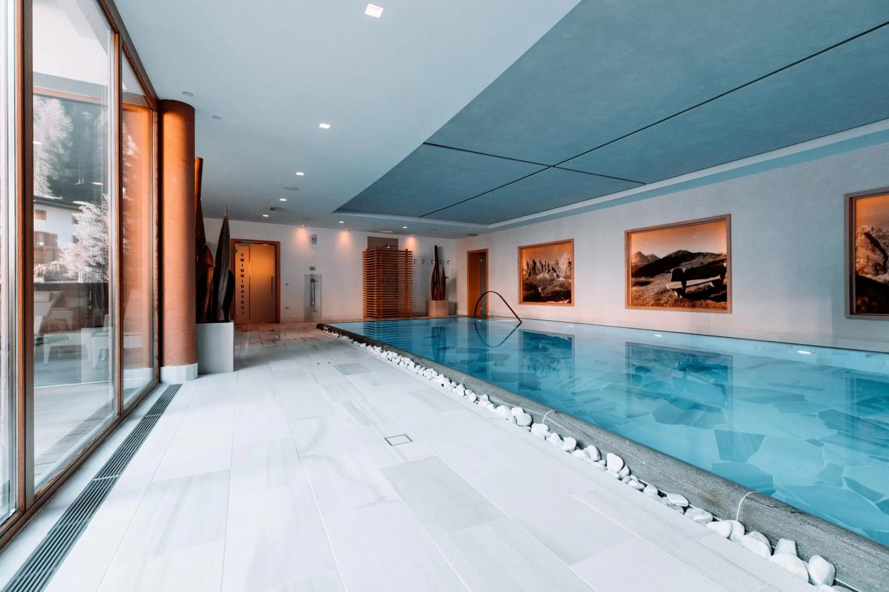 Swimming pool in Boutique Hotel Nives - Luxury & Design in the Dolomites