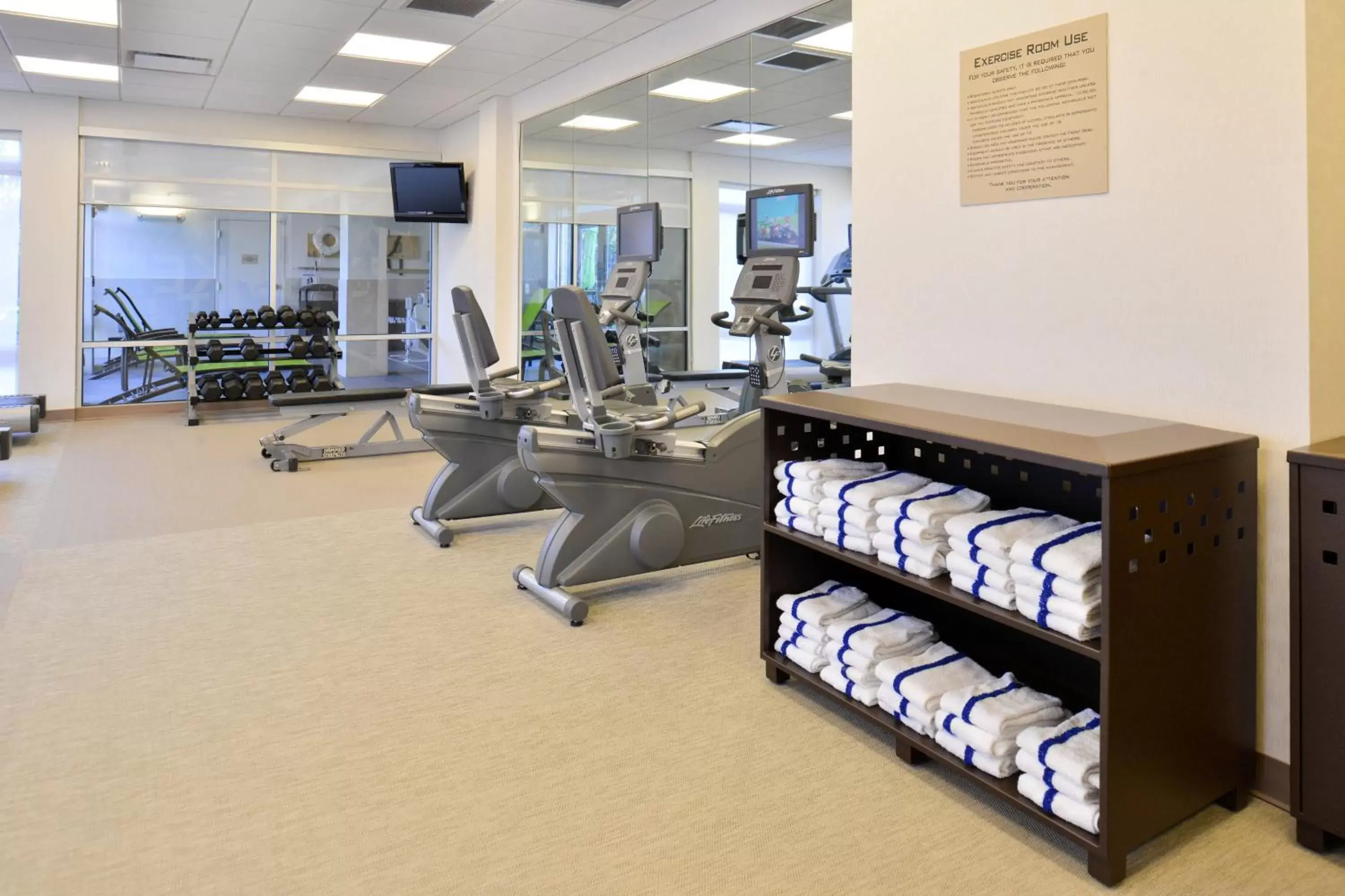 Fitness centre/facilities in SpringHill Suites by Marriott Detroit