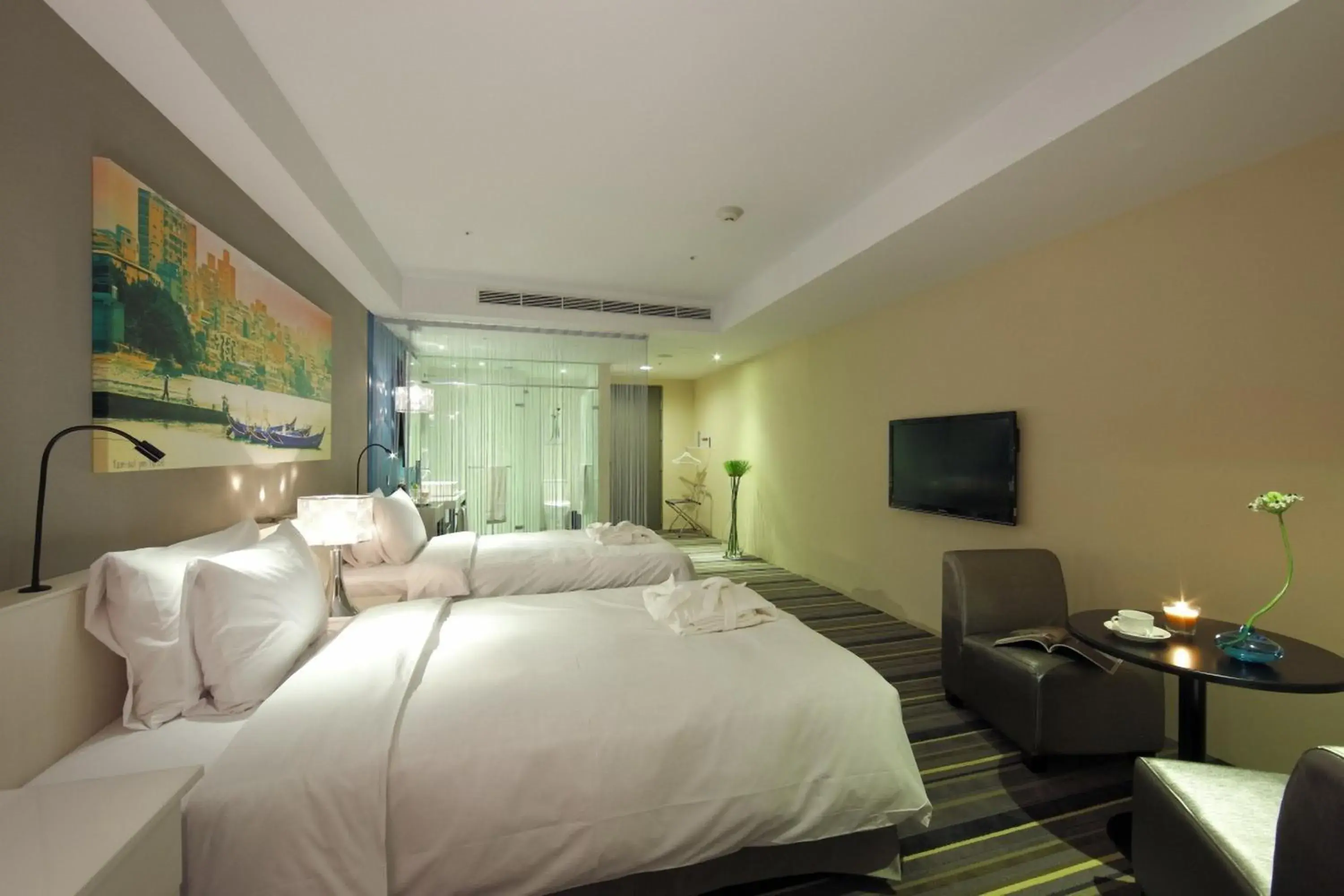 Bedroom, Room Photo in Hotelday Plus Tamsui