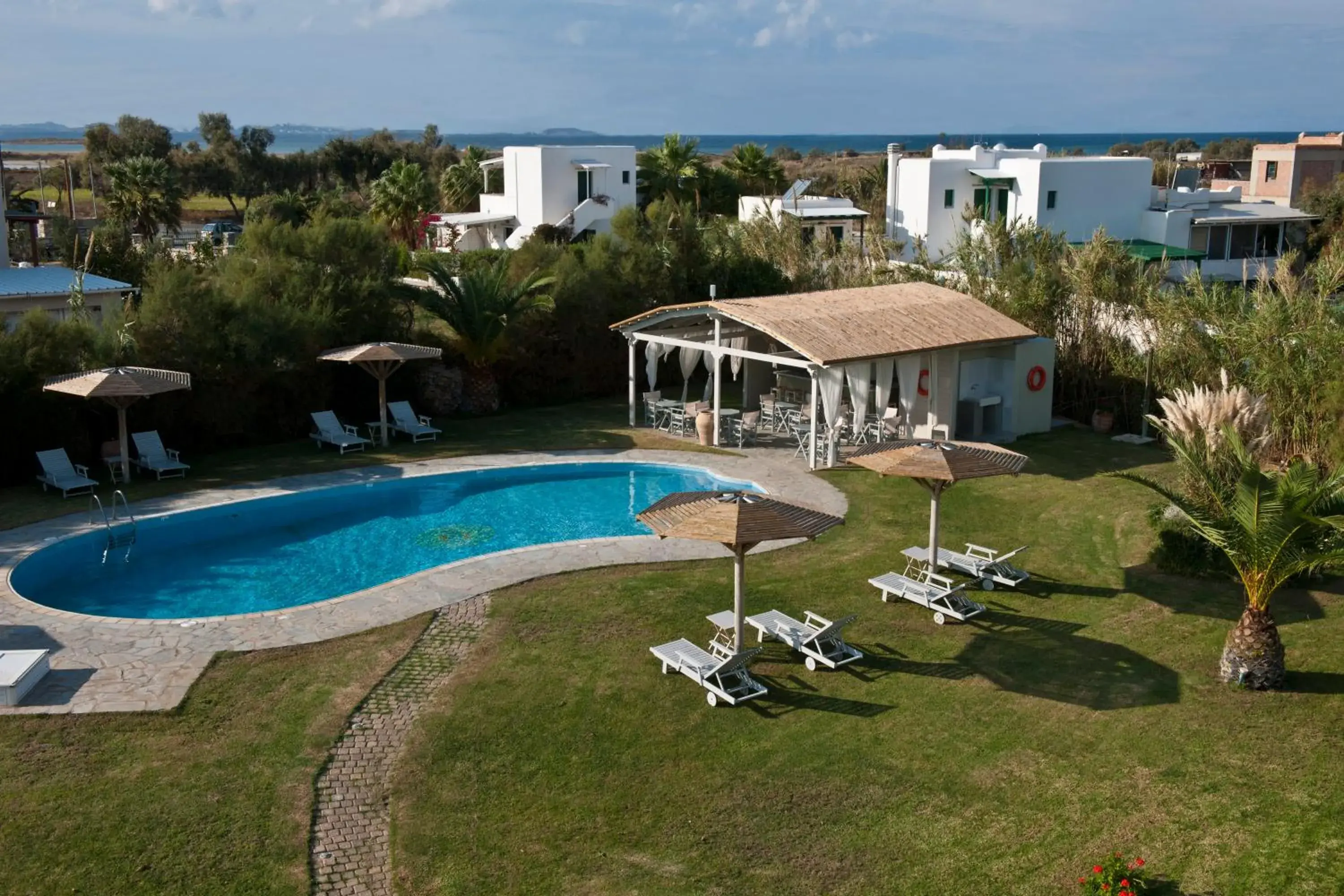 Swimming pool, Pool View in Ammos Naxos Exclusive Apartment