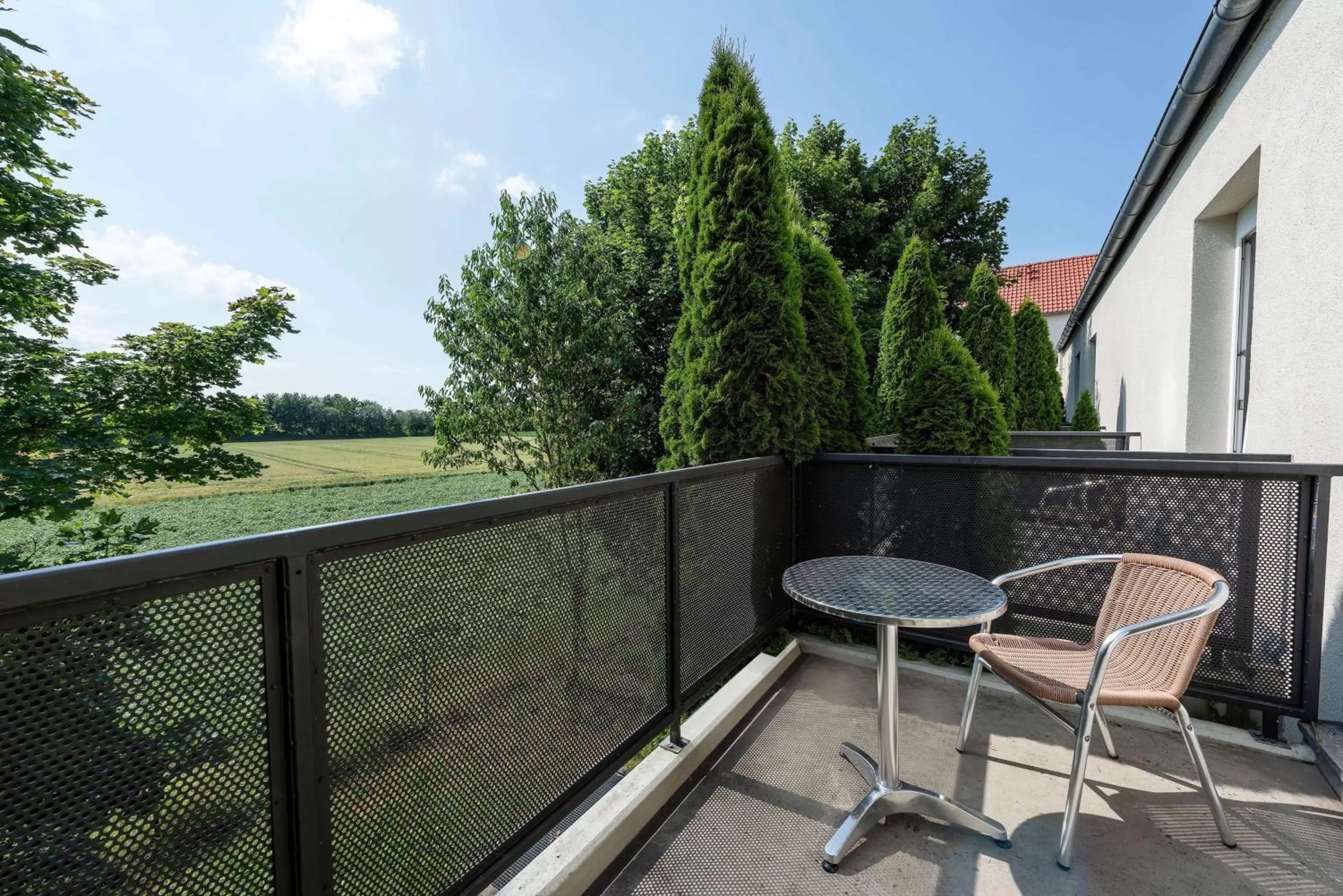 Balcony/Terrace in Ramada by Wyndham München Airport