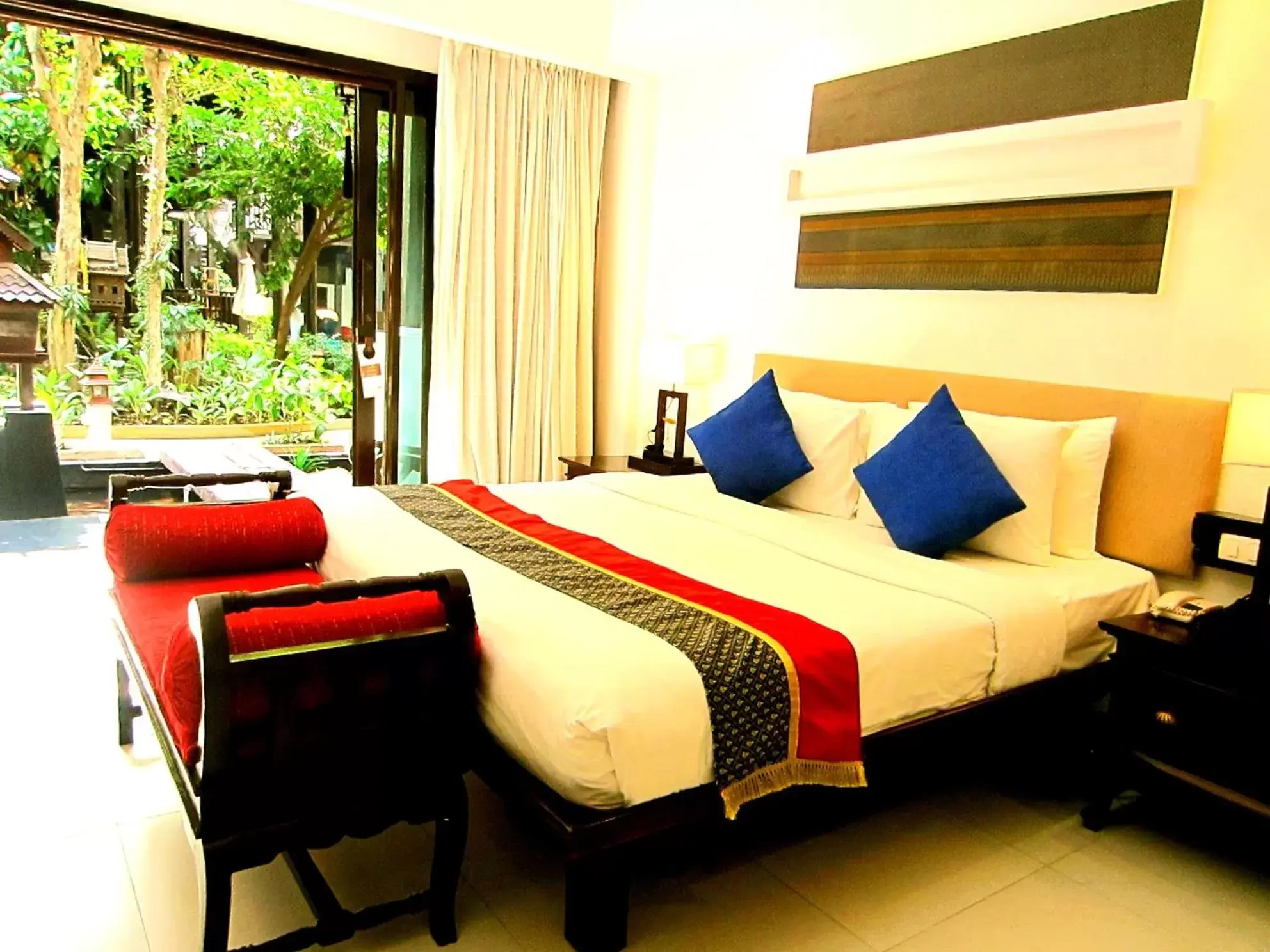 Bed in Yantarasri Resort