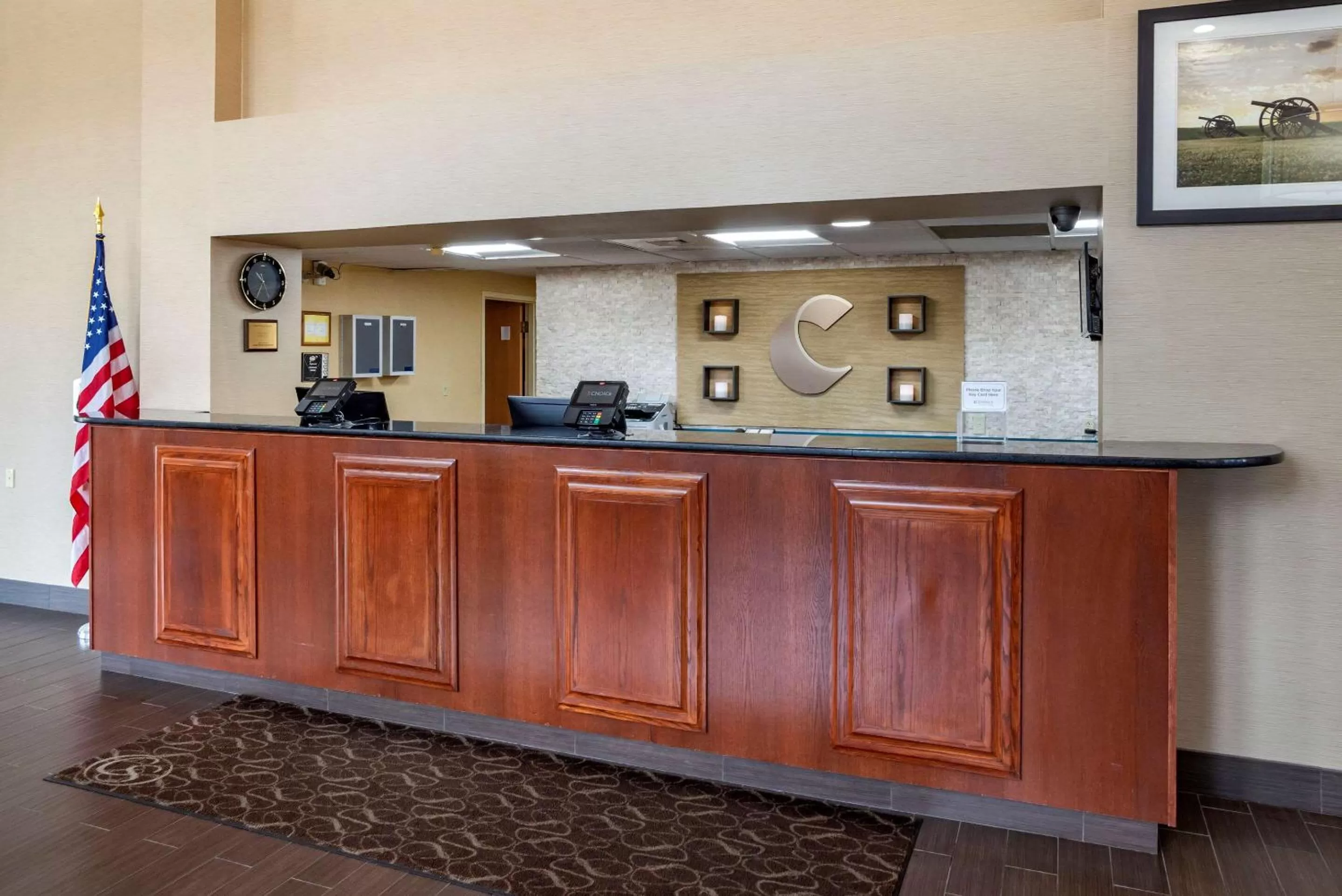 Lobby or reception in Comfort Suites Hagerstown