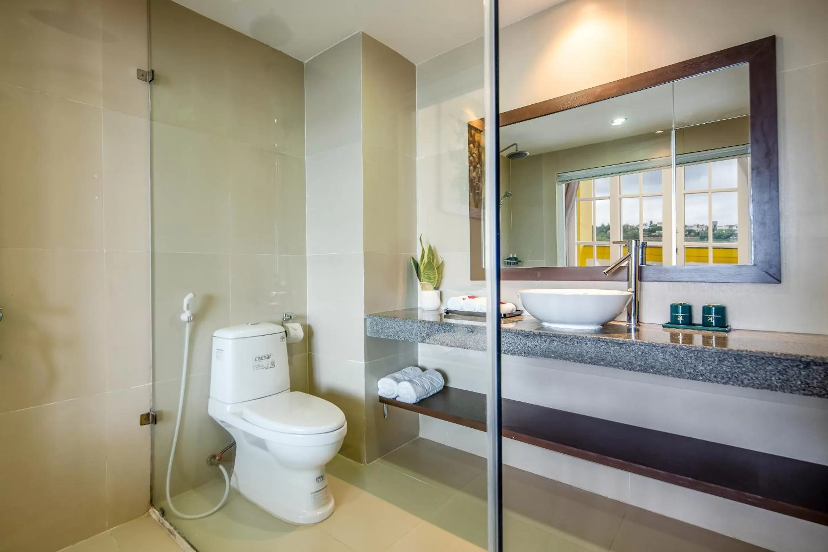 Bathroom in TRIPLE Riverside Villa Hotel HoiAn