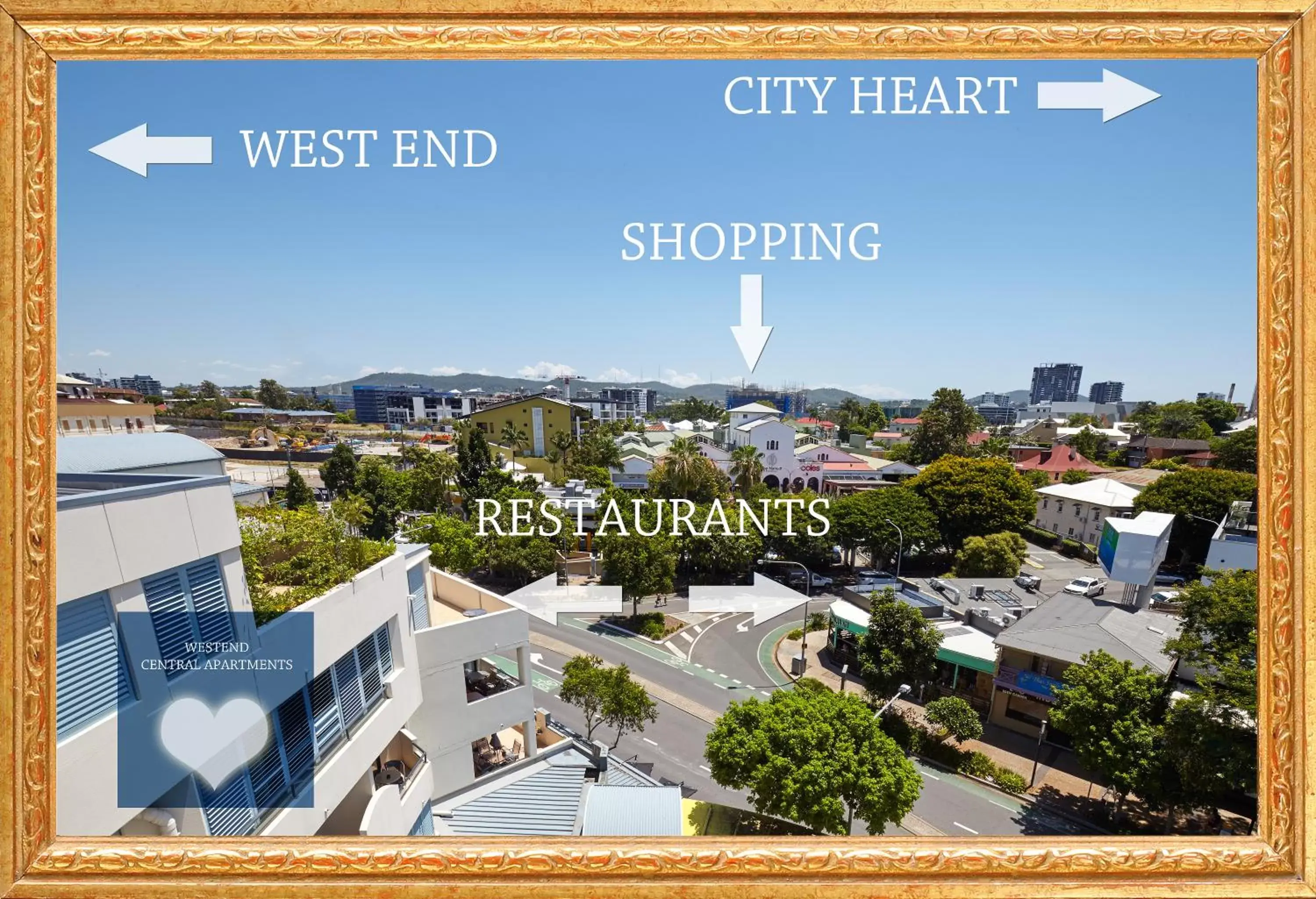 Restaurant/places to eat in West End Central Apartments Restaurant/places to eat in West End Central Apartments