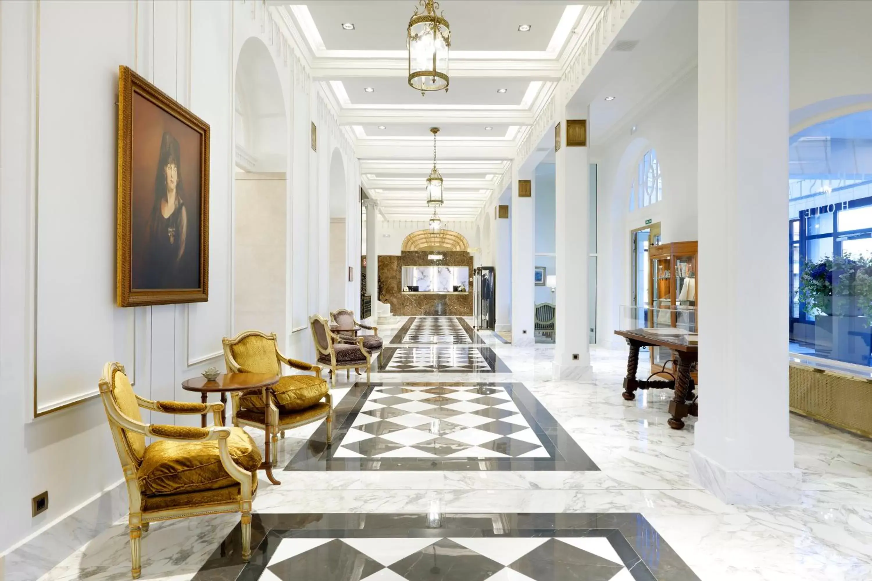 Lobby or reception, Lobby/Reception in Eurostars Hotel Real