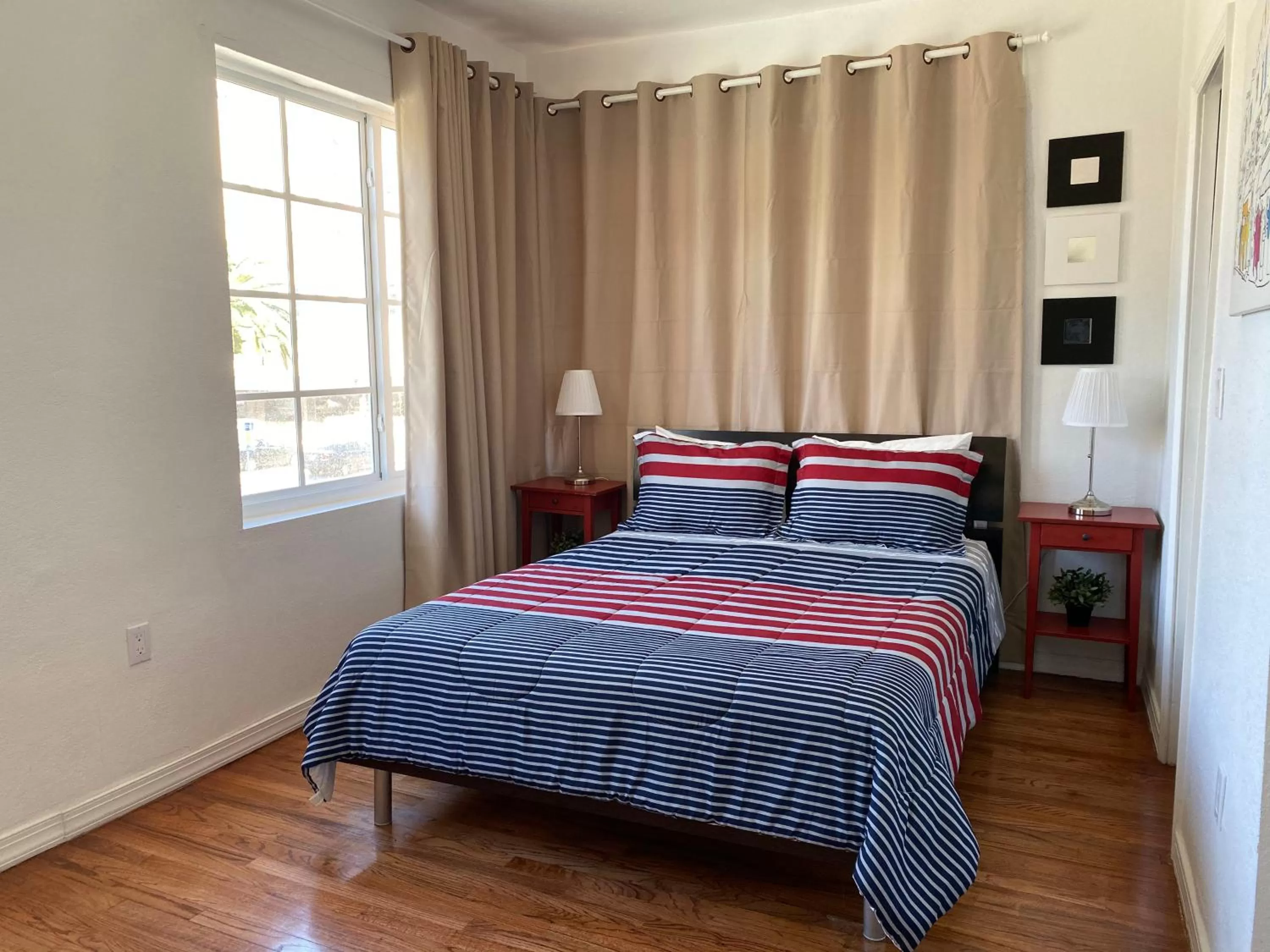 Bed in Harding Boutique Apartments