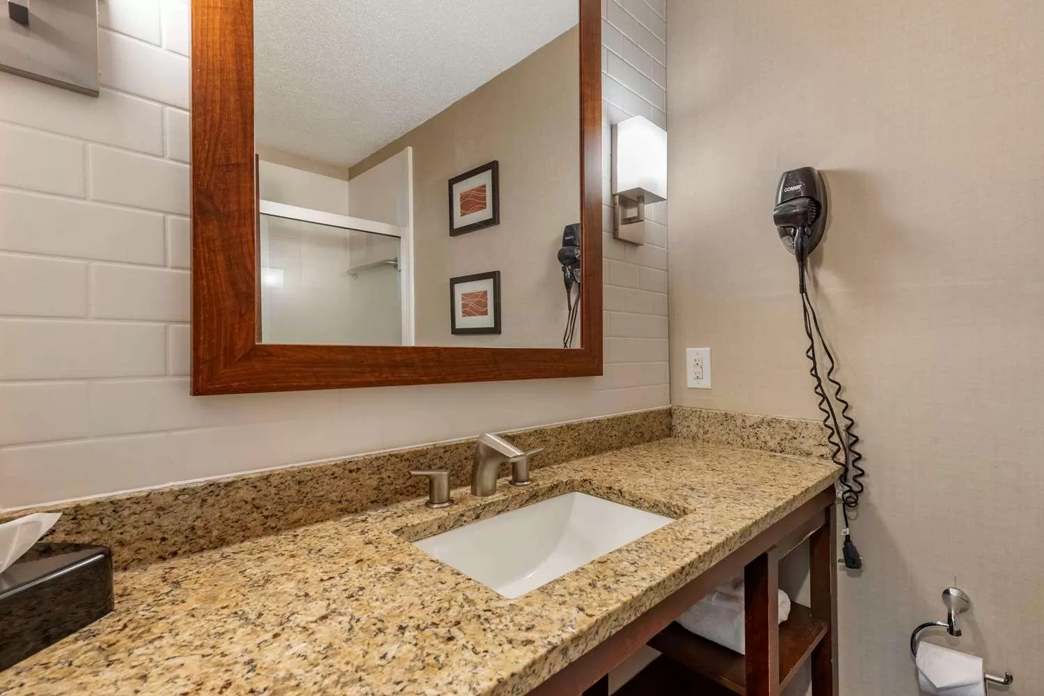 Bathroom in Comfort Inn & Suites Triadelphia - Wheeling