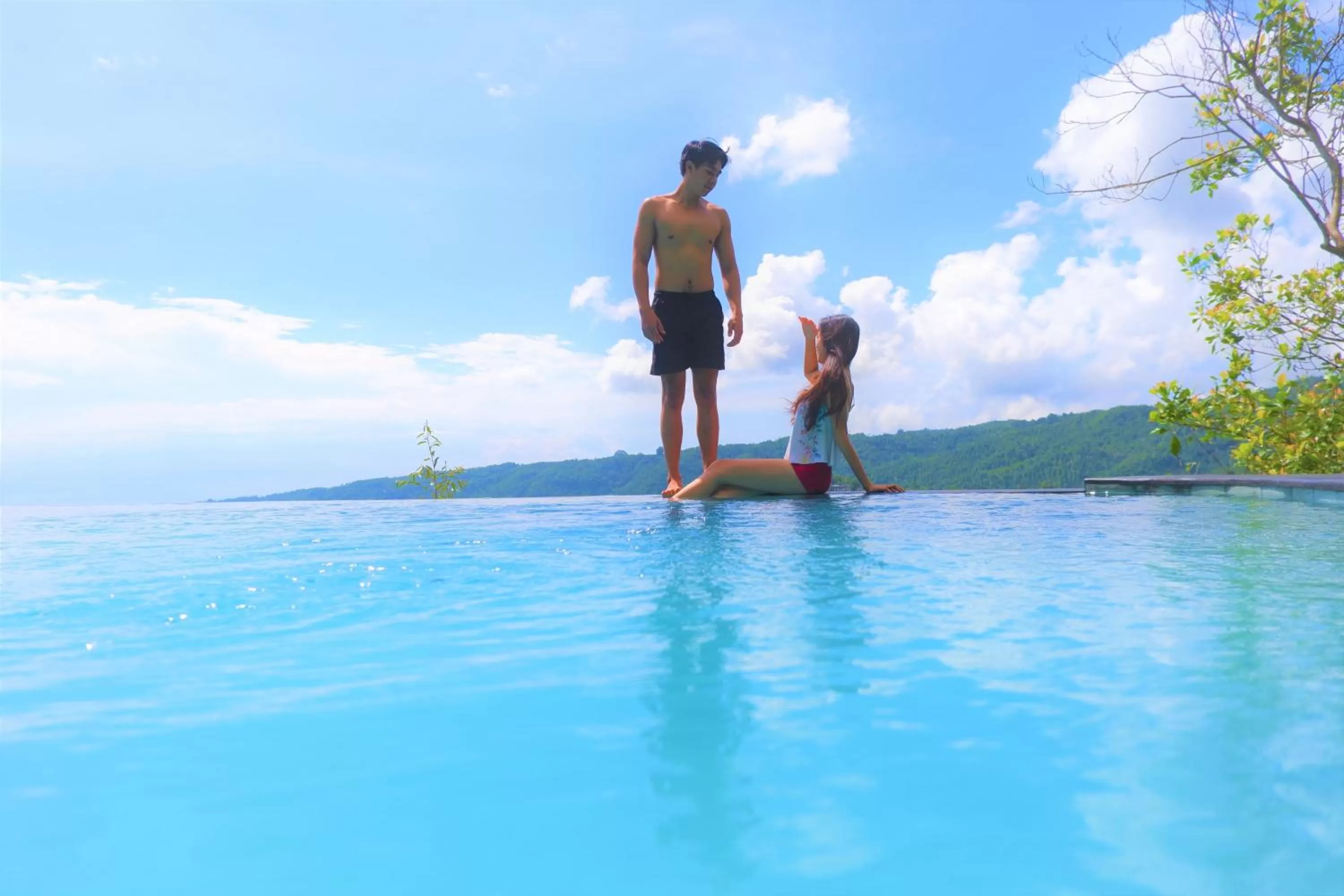 Swimming pool in Swar Bali Lodge