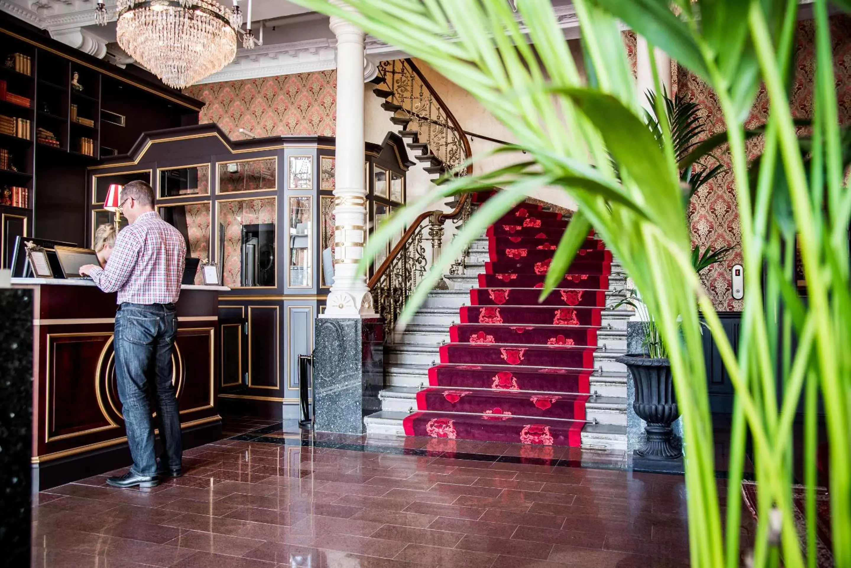 Lobby or reception, Facade/Entrance in Hotel Eggers