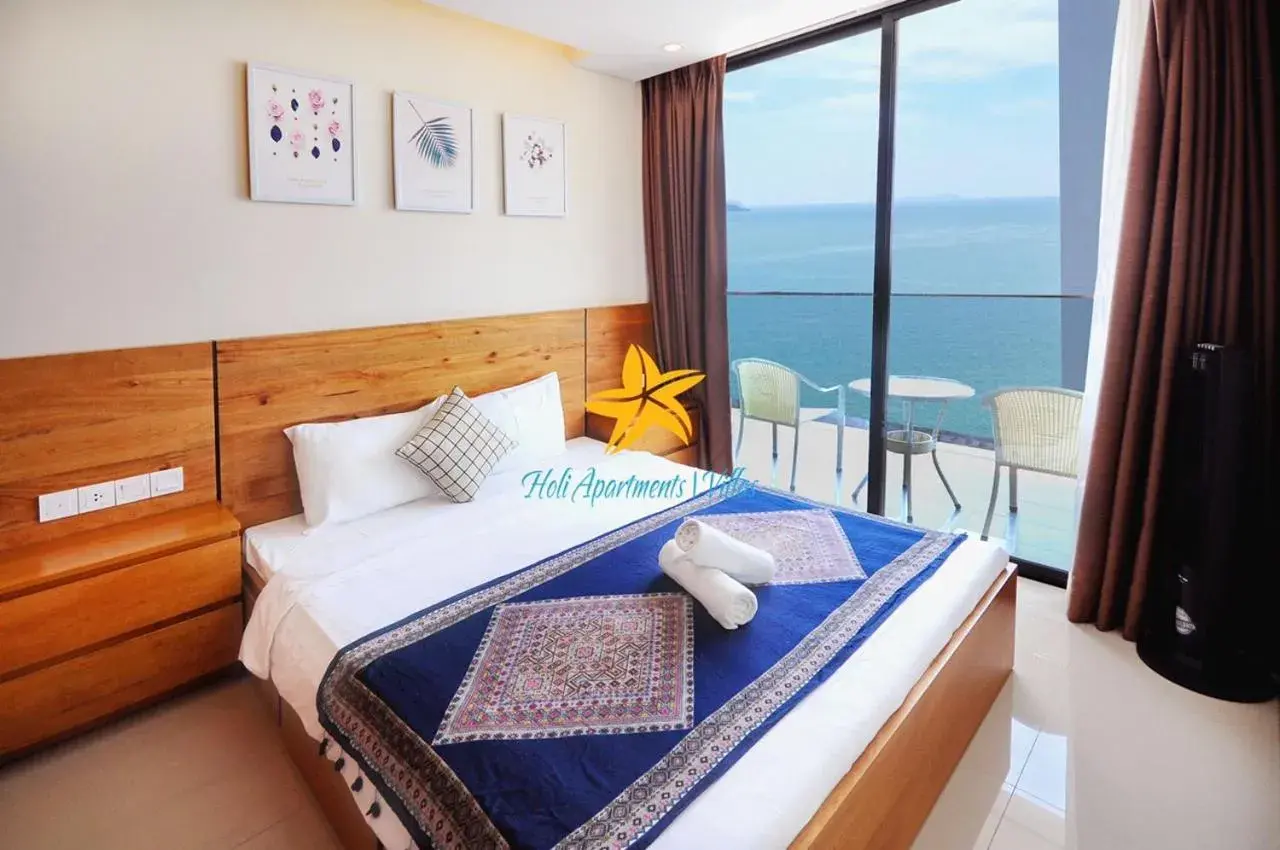 Bed in Holi Beach Hotel & Apartments Bed in Holi Beach Hotel & Apartments