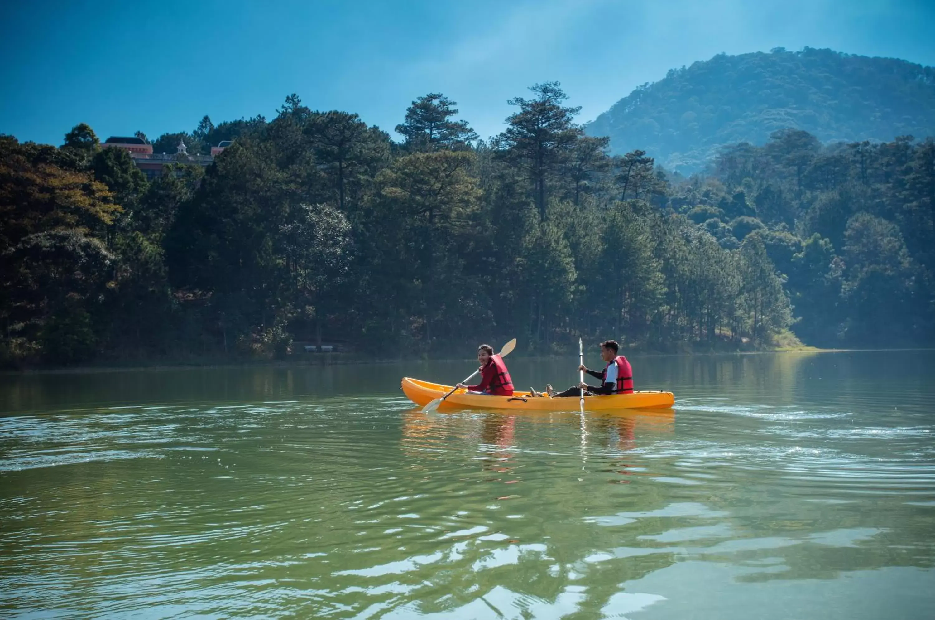 Activities, Canoeing in Dalat Edensee Lake Resort & Spa