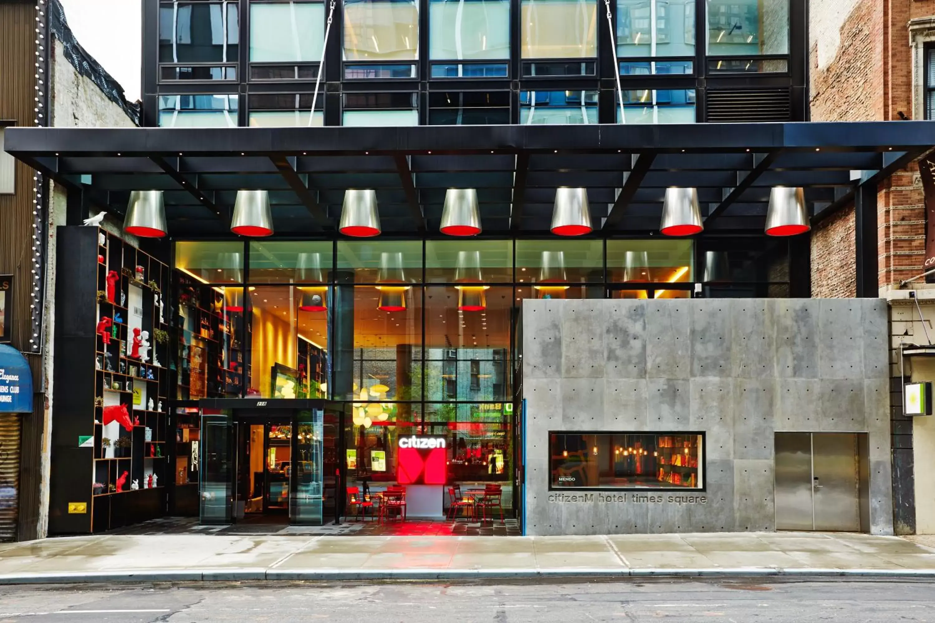 Property building in citizenM New York Times Square