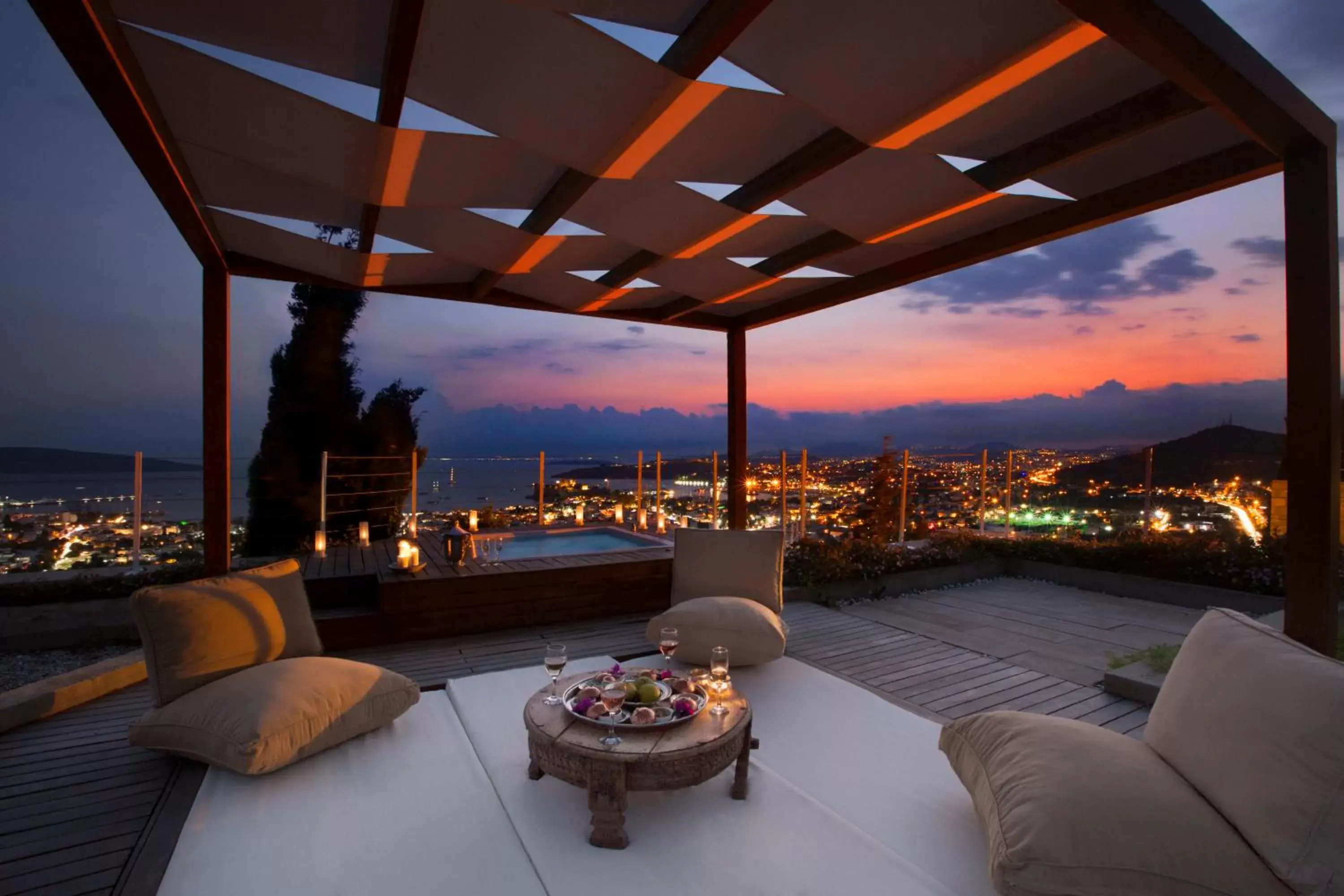 Balcony/Terrace, Sunrise/Sunset in The Marmara Bodrum - Adult Only