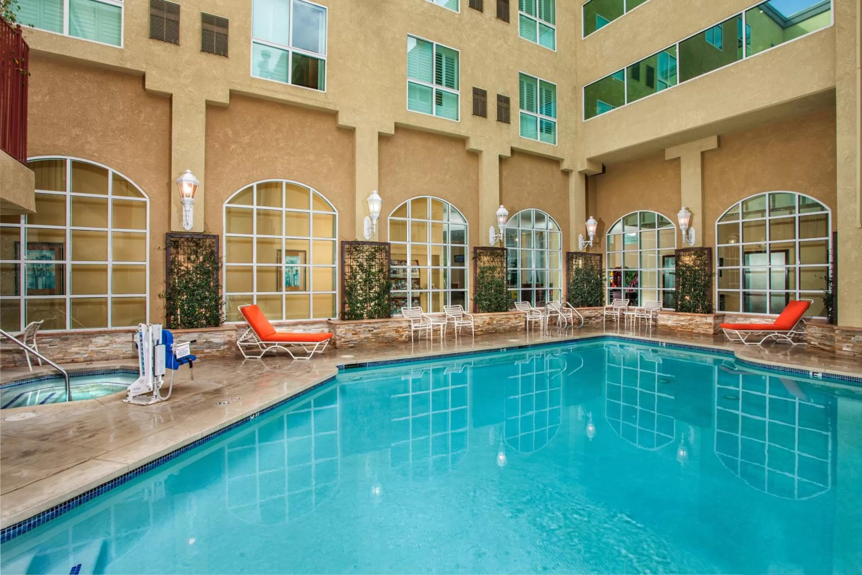 Pool view in Desert Palms Hotel & Suites Anaheim Resort