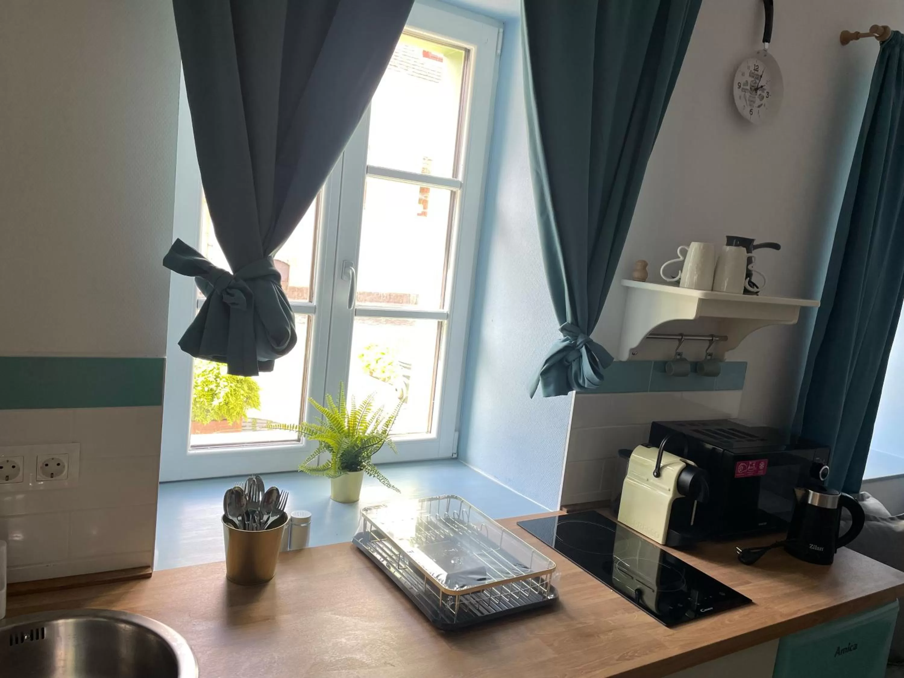 Kitchen or kitchenette in Dunakavics XIII Apartman