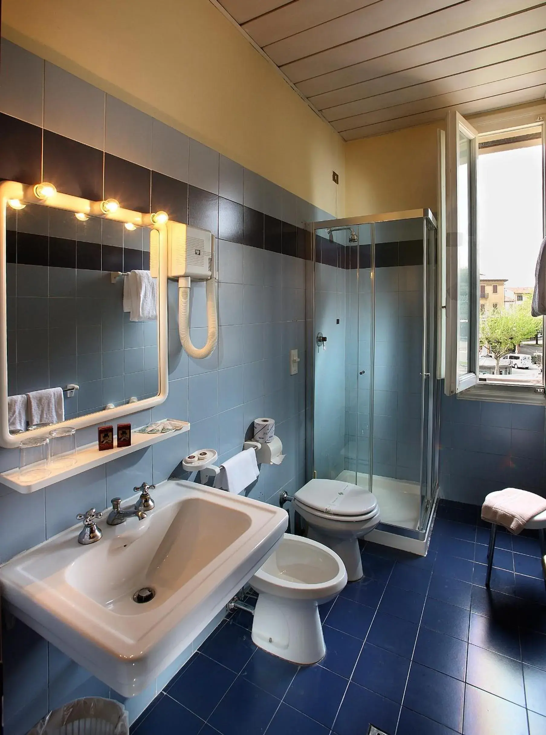 Shower, Bathroom in Grand Hotel Plaza & Locanda Maggiore